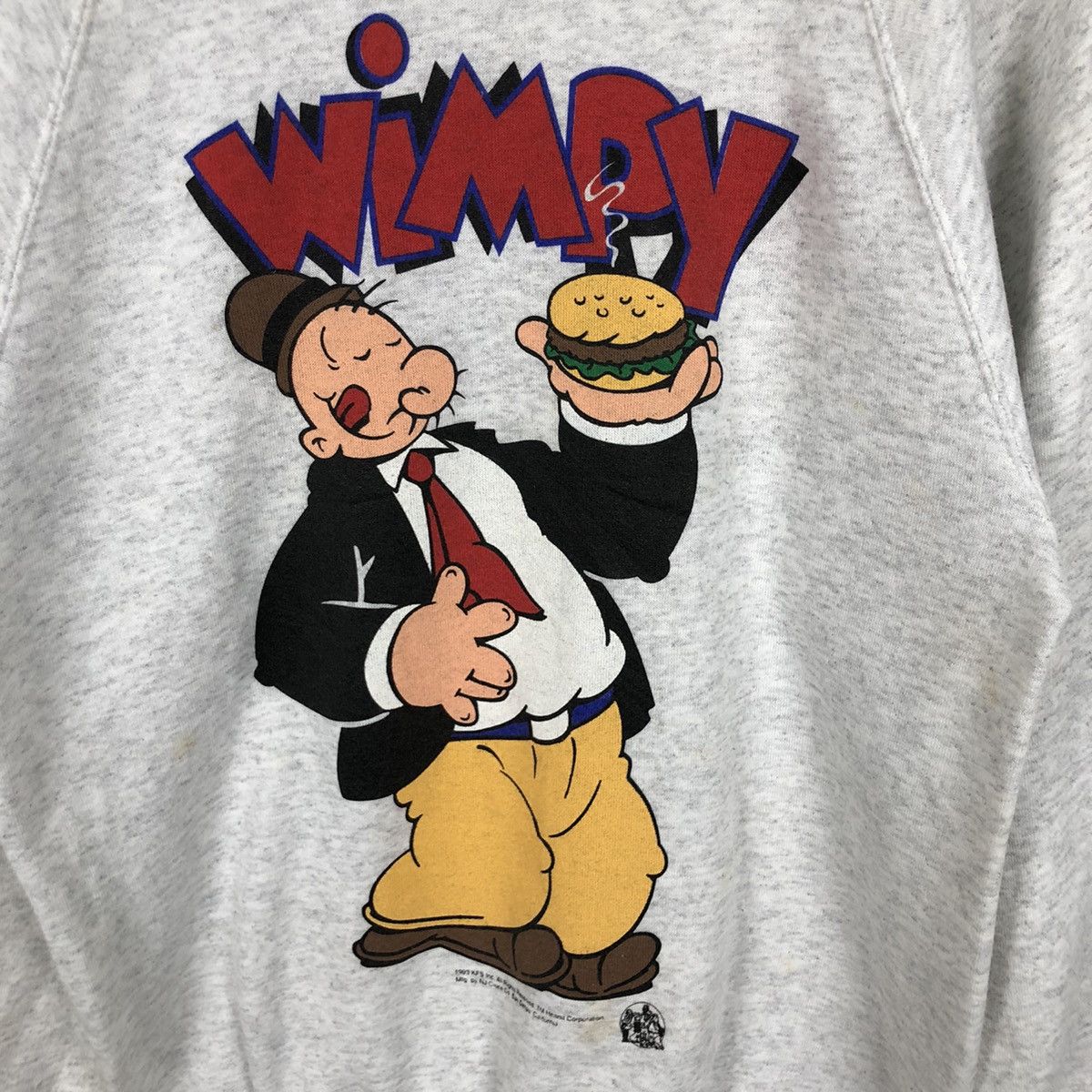 Cartoon Network × Vintage POPEYE WIMPY PLUMA 1993 SWEATSHIRT VINTAGE Size US M / EU 48-50 / 2 - 5 Thumbnail