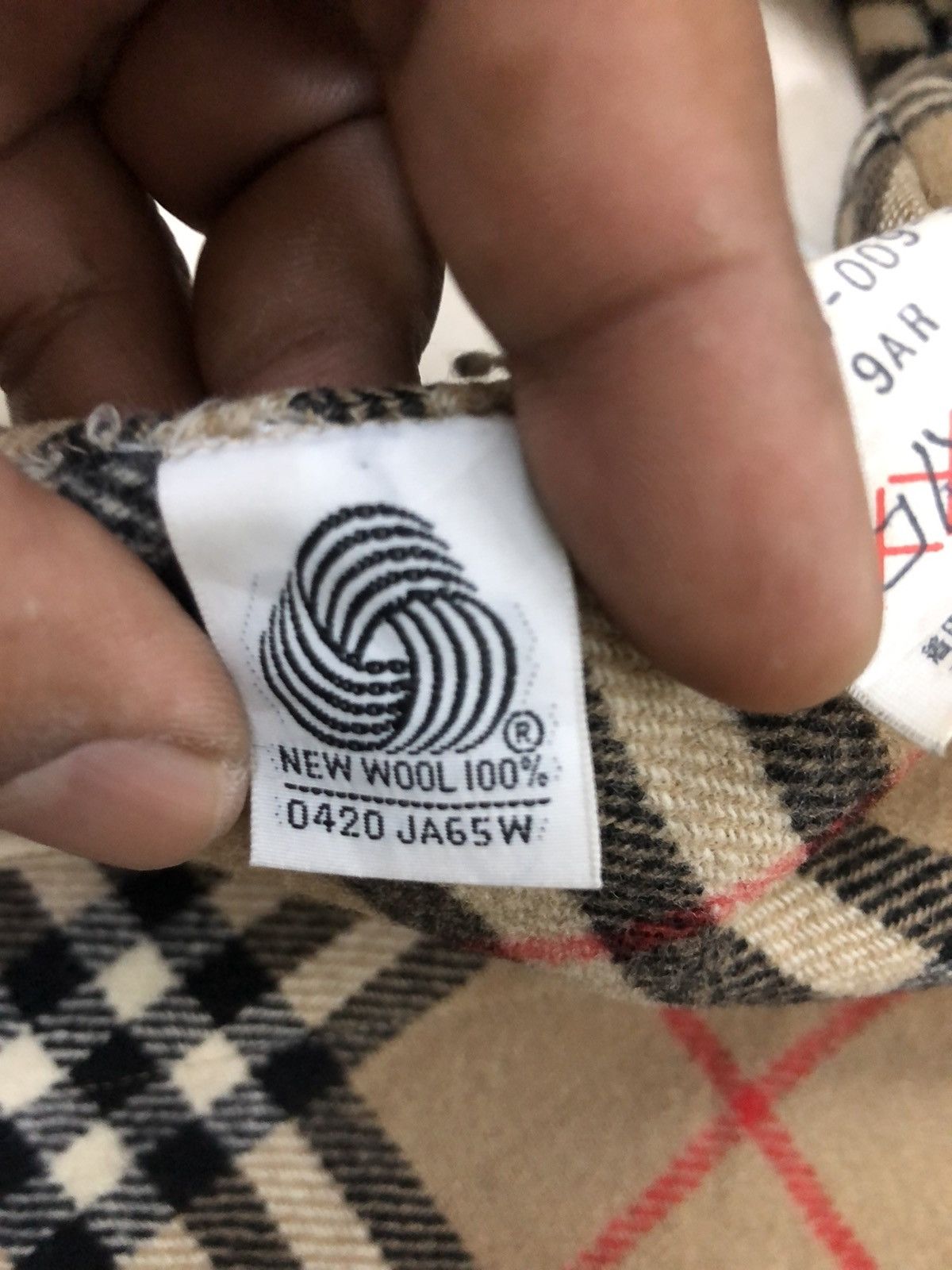 Burberry × Vintage BURBERRY PRORSUM HEAVY WOOL INSIDE NOVA CHECK JACKET Size US L / EU 52-54 / 3 - 19 Thumbnail