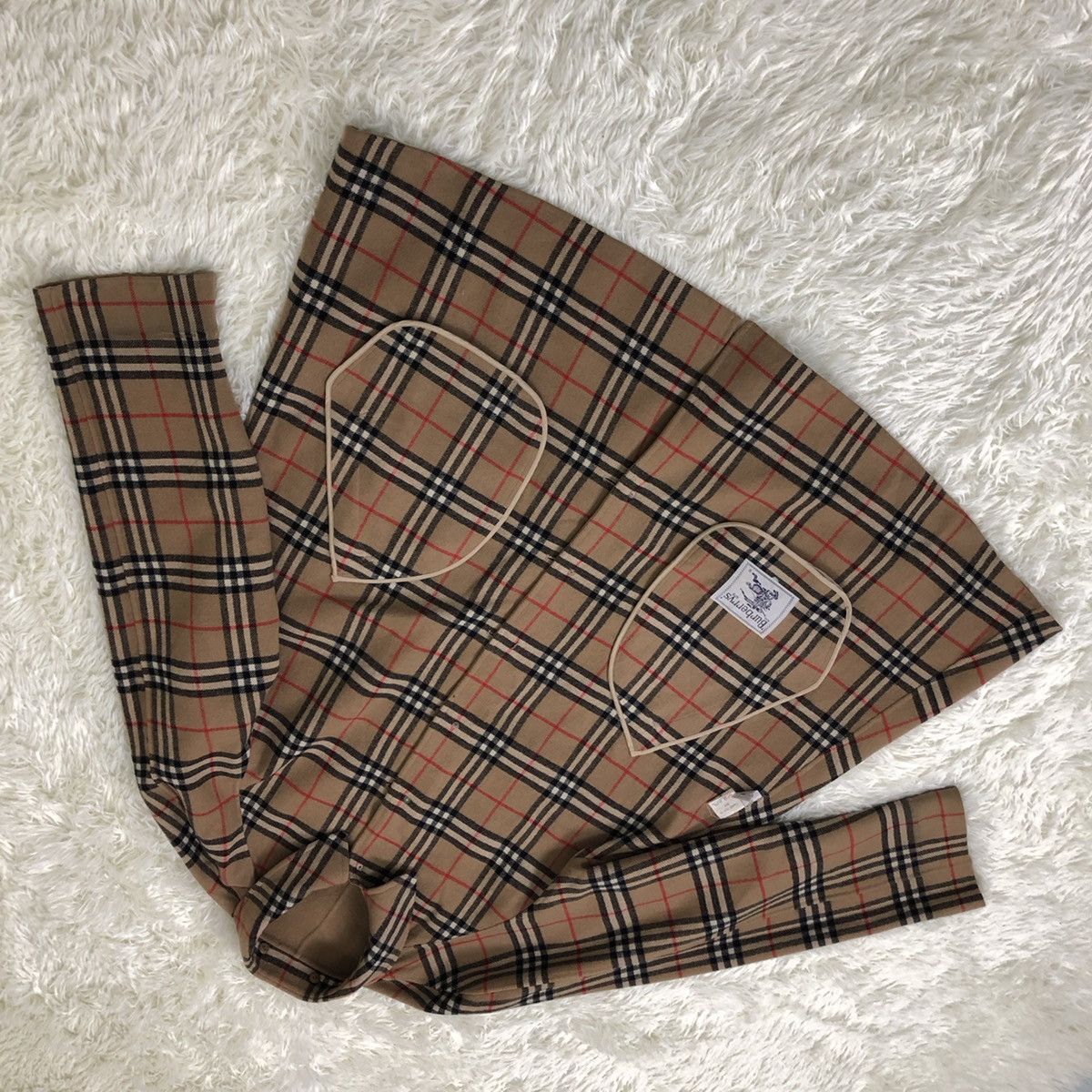 Burberry × Vintage BURBERRY PRORSUM HEAVY WOOL INSIDE NOVA CHECK JACKET Size US L / EU 52-54 / 3 - 12 Thumbnail