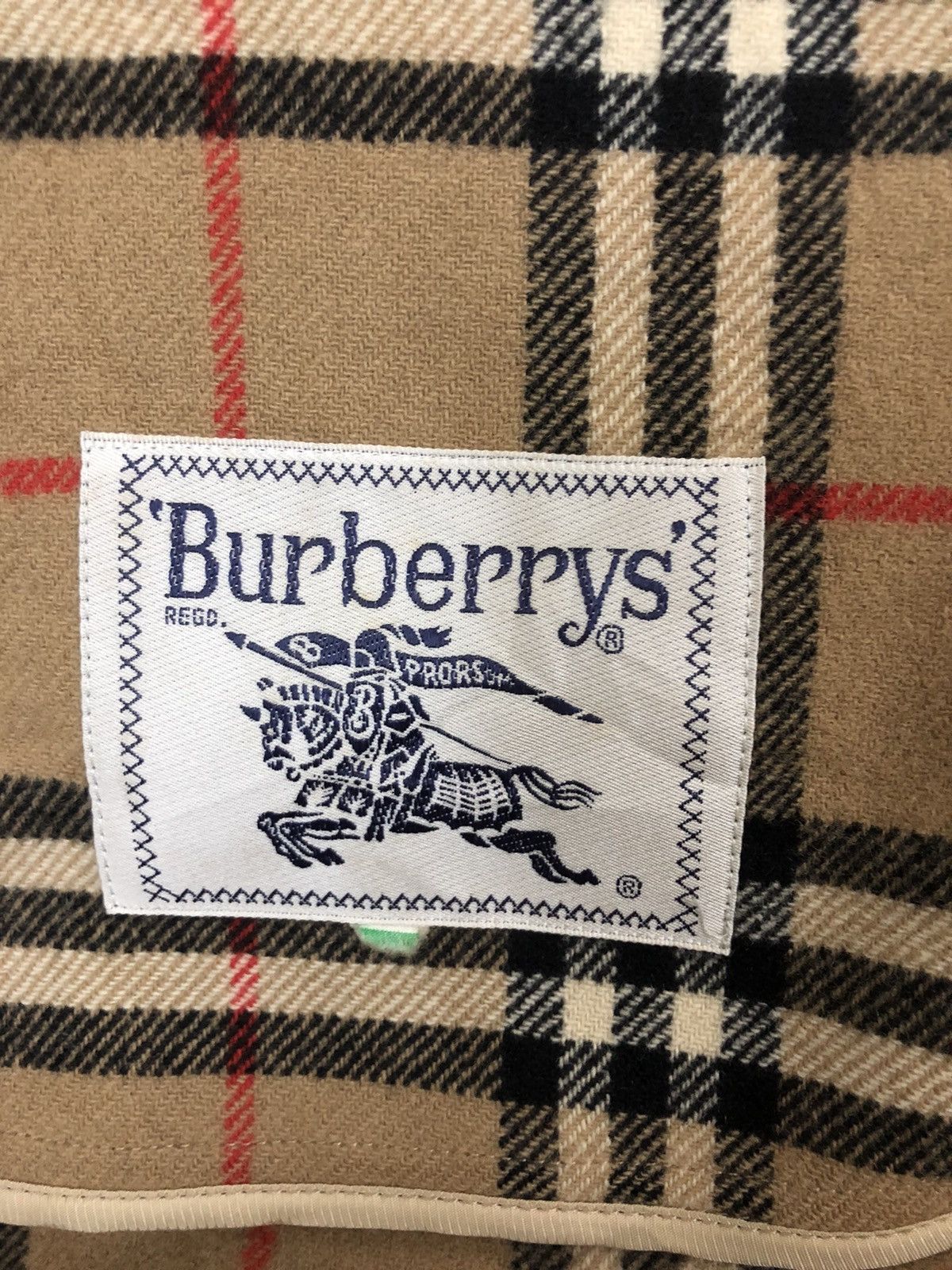 Burberry × Vintage BURBERRY PRORSUM HEAVY WOOL INSIDE NOVA CHECK JACKET Size US L / EU 52-54 / 3 - 17 Thumbnail