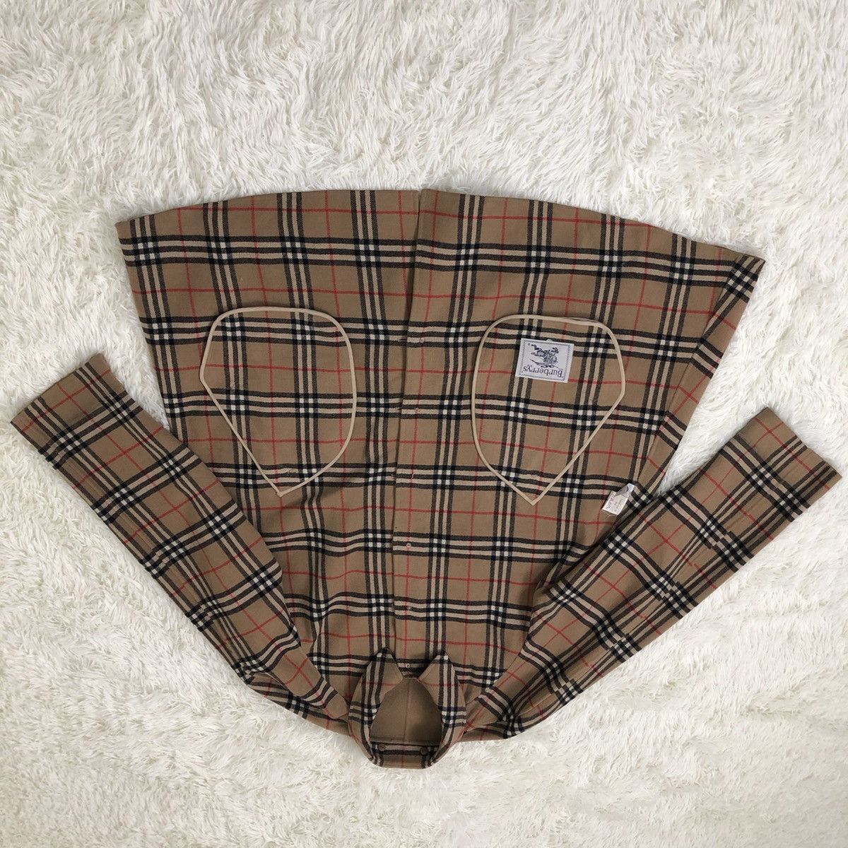 Burberry × Vintage BURBERRY PRORSUM HEAVY WOOL INSIDE NOVA CHECK JACKET Size US L / EU 52-54 / 3 - 2 Thumbnail