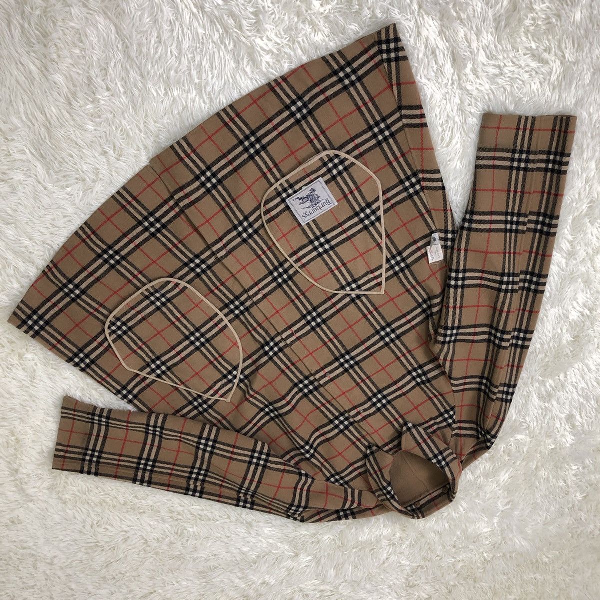 Burberry × Vintage BURBERRY PRORSUM HEAVY WOOL INSIDE NOVA CHECK JACKET Size US L / EU 52-54 / 3 - 13 Thumbnail