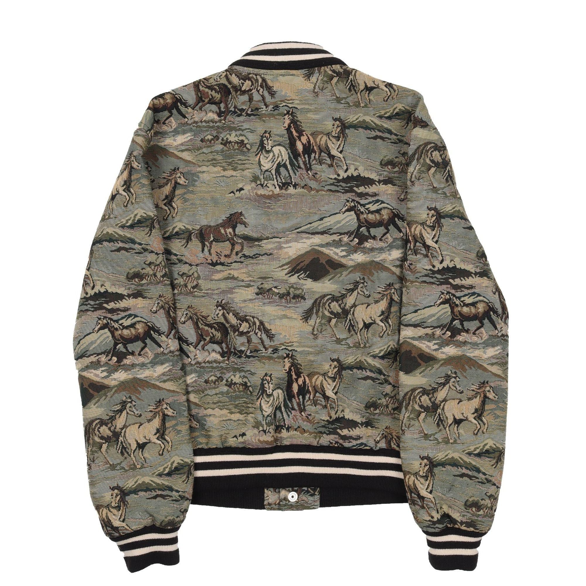 Celine Celine 'Horses' Varsity Jacket 52 Size US L / EU 52-54 / 3 - 2 Thumbnail