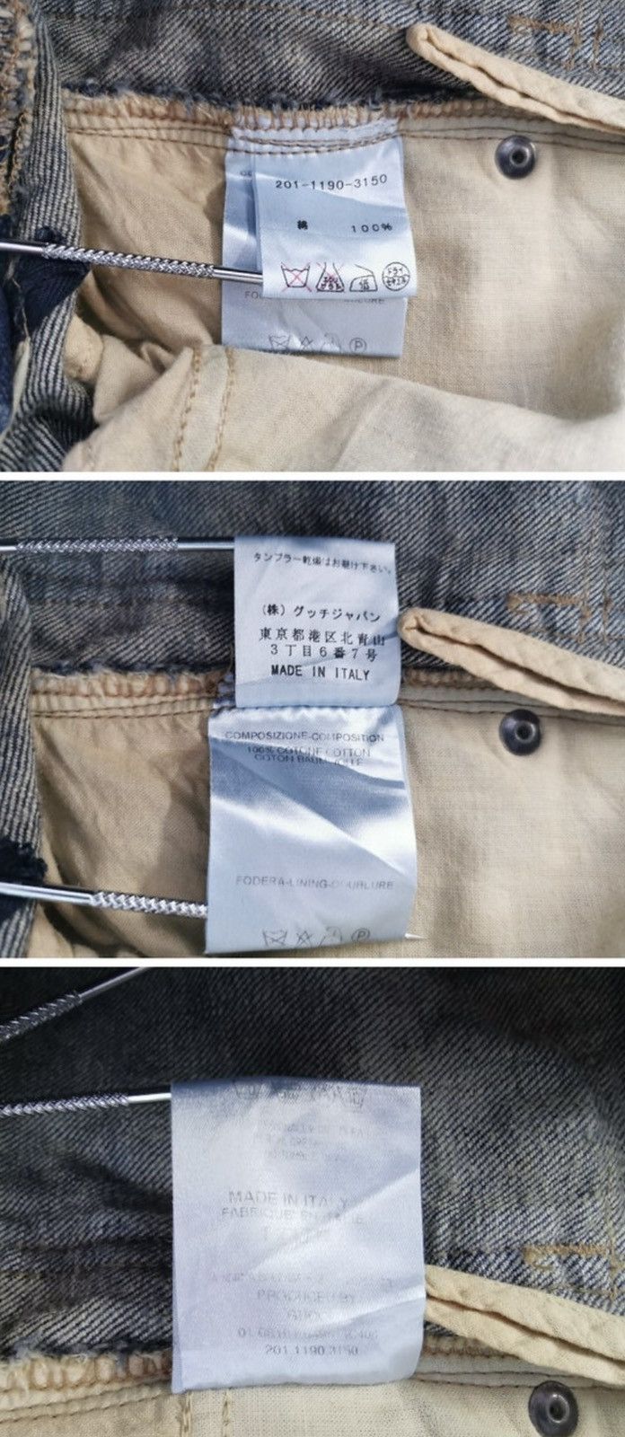 Gucci Gucci Distressed Denim Jeans Made in Italy Size US 29 - 10 Thumbnail
