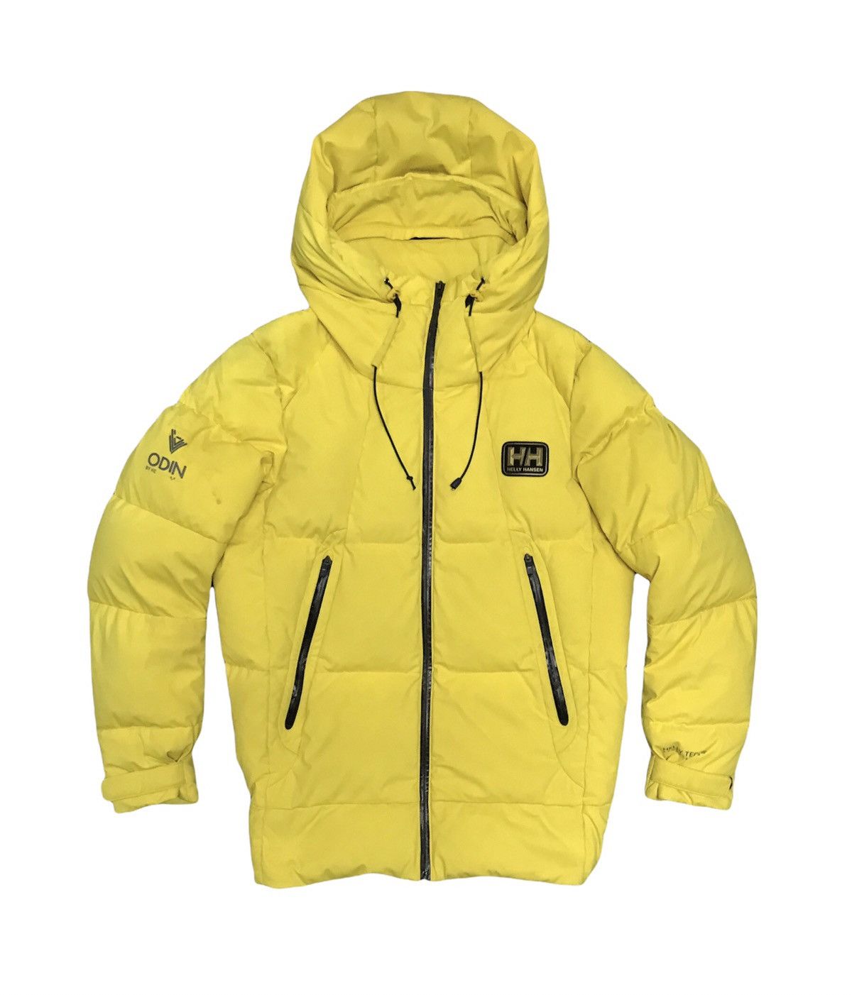 image of Offer Me Nowvtg Helly Hansen Active Yellow Puffer Jacket, Men's (Size Medium)