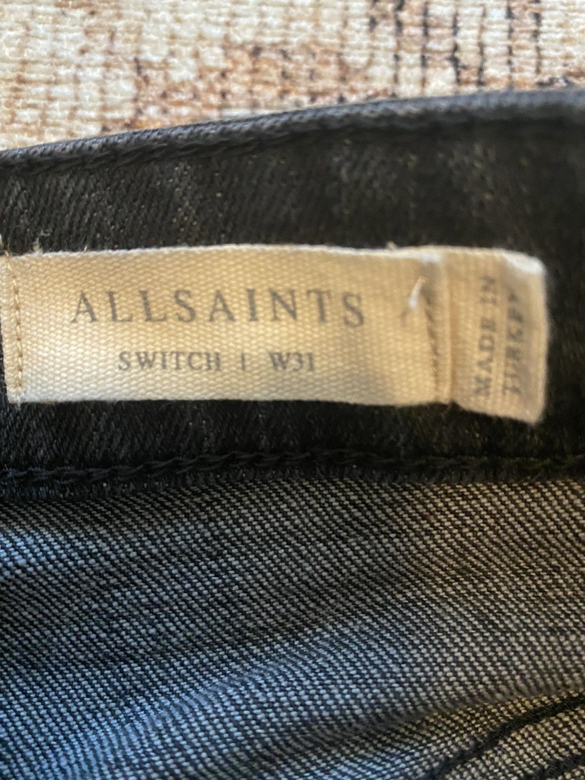 Allsaints Allsaints Switch Denim Shorts jeans 31 Washed Black Size US 31 - 3 Thumbnail