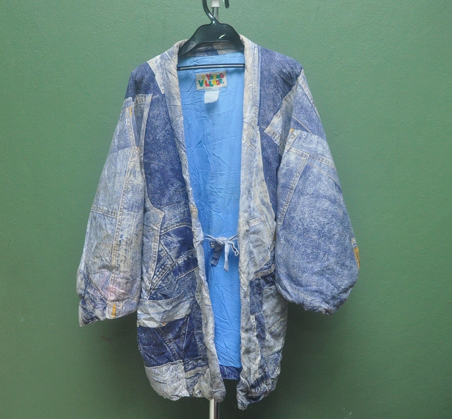 Japanese Brand × Vintage Young Village Japanese Fashion Design Kimono Japanese Size US XL / EU 56 / 4 - 1 Thumbnail