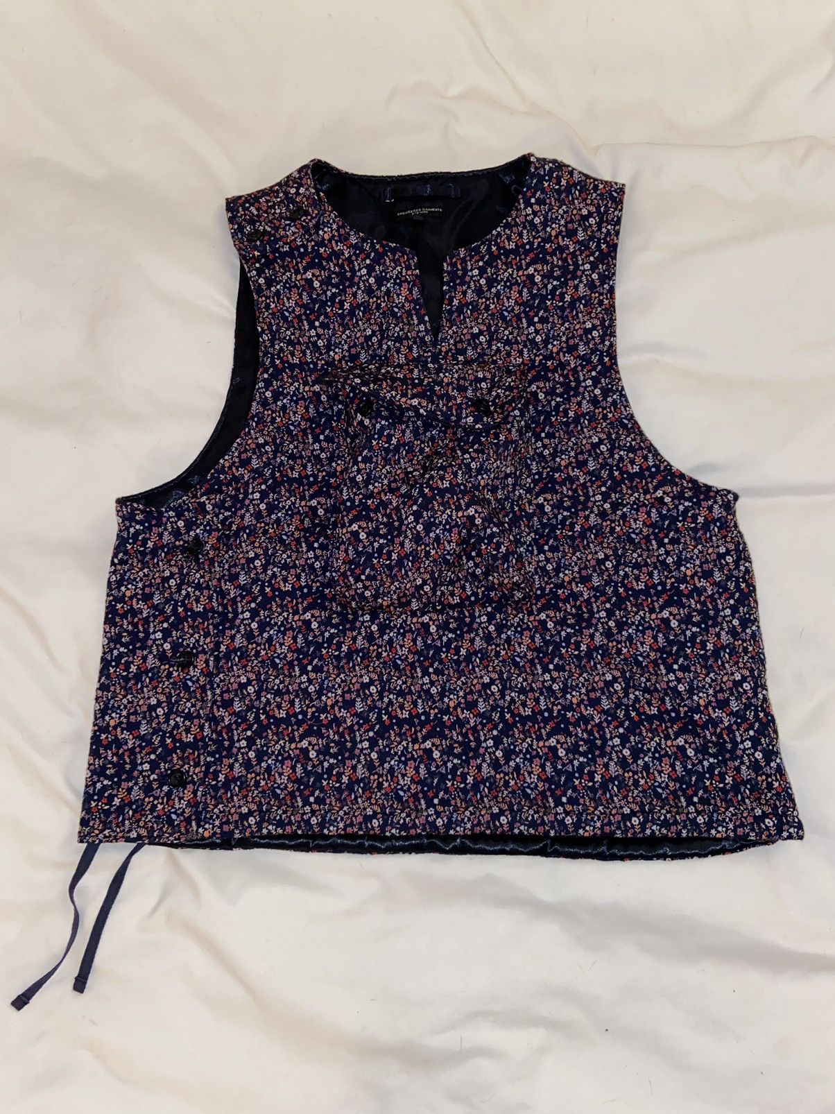Engineered Garments Cover vest mini floral jacques Size US L / EU 52-54 / 3 - 1 Thumbnail