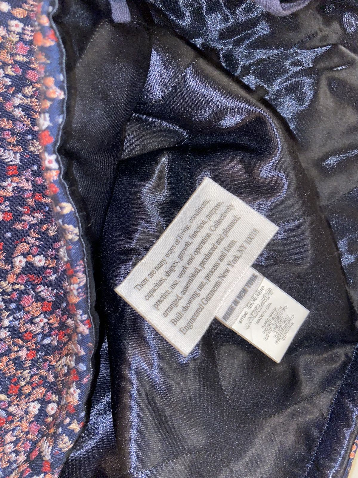 Engineered Garments Cover vest mini floral jacques Size US L / EU 52-54 / 3 - 5 Thumbnail