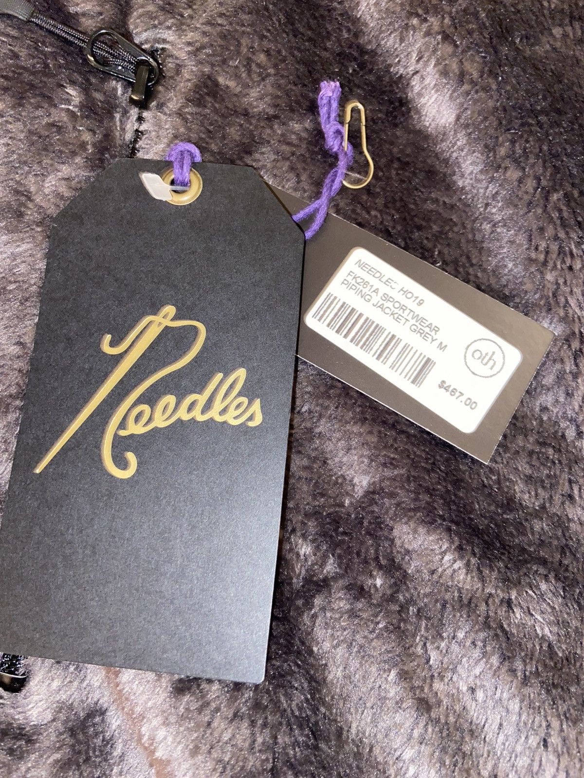 Needles Needles Sportswear PIPING JACKET-MICRO FLEECE (c30) Size US M / EU 48-50 / 2 - 5 Thumbnail