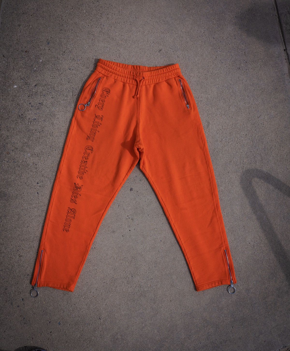 Off-White Off-White x Vlone Zipper Sweat Pants | Grailed