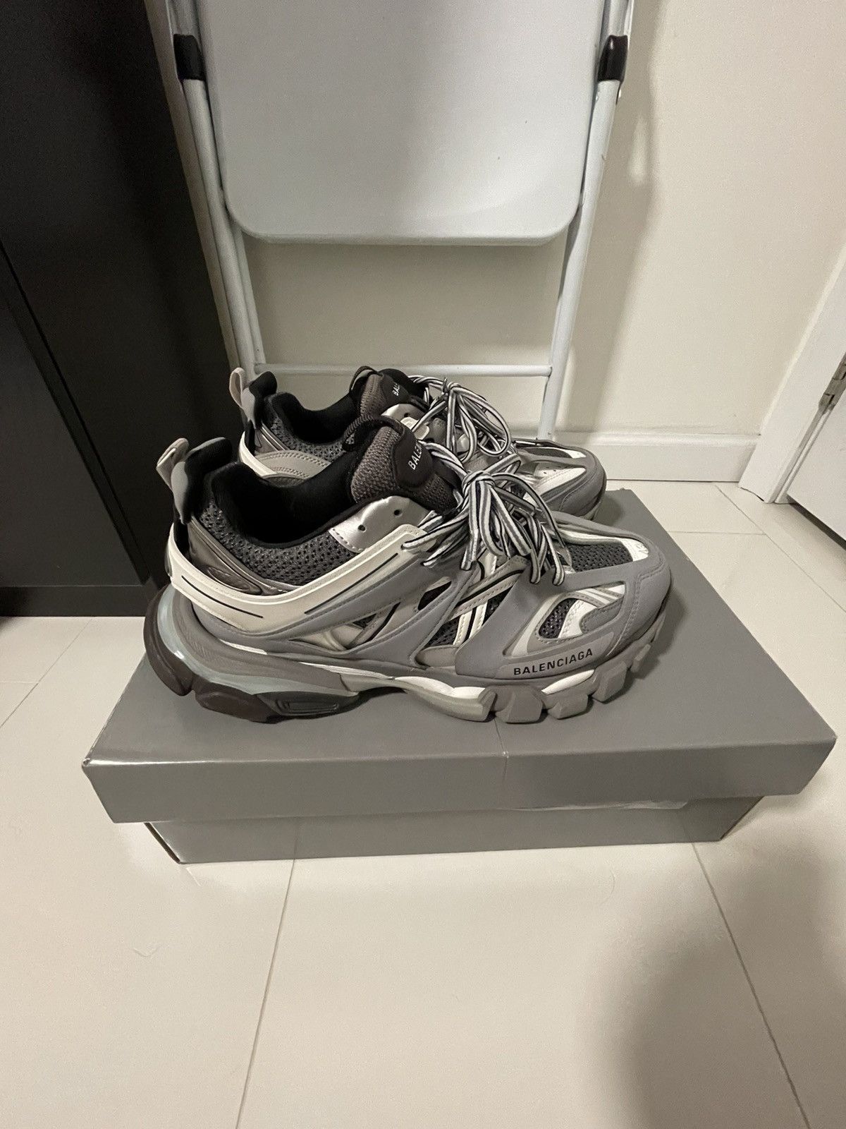 Balenciaga track grise hot sale