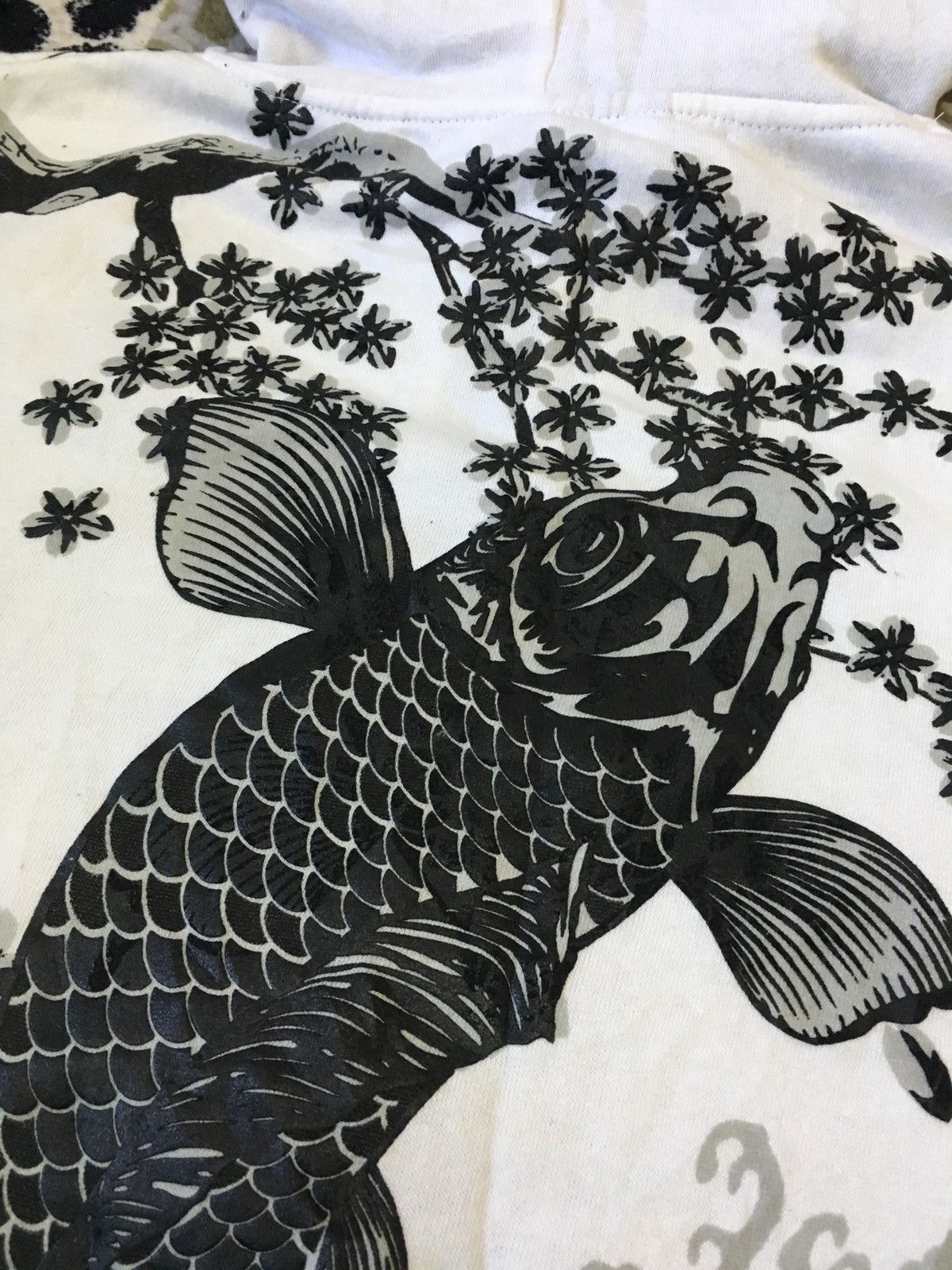Japanese Brand Bullet Noise Hoodie Sukajan Koi Fish Sweater Zipper Size US XL / EU 56 / 4 - 6 Thumbnail