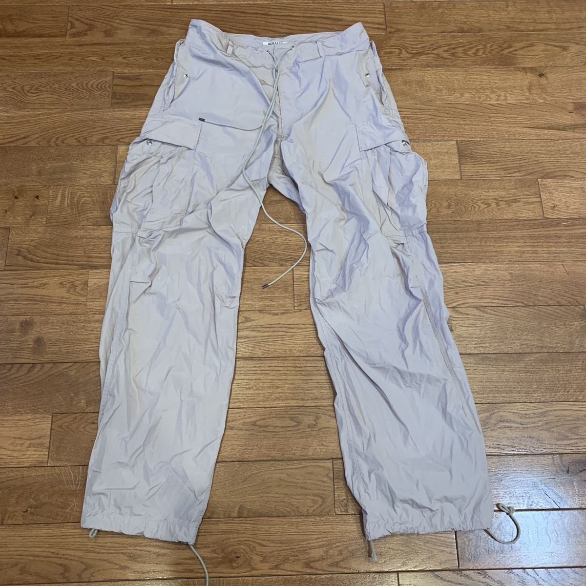 Auralee Auralee HIGH COUNT LIGHT NYLON FATIGUE PANTS/Light Purple | Grailed