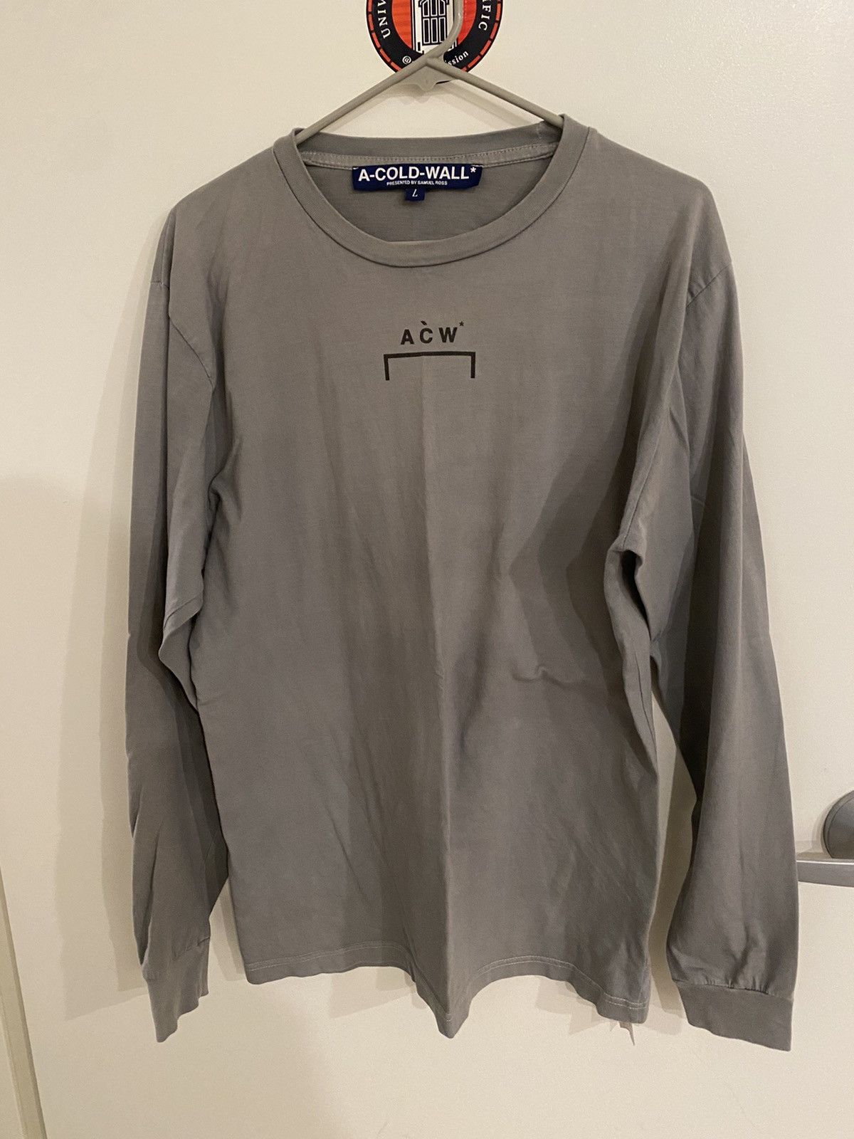 A-COLD-WALL* × Samuel Ross Grey Longsleeve Signature B-1 Shirt 