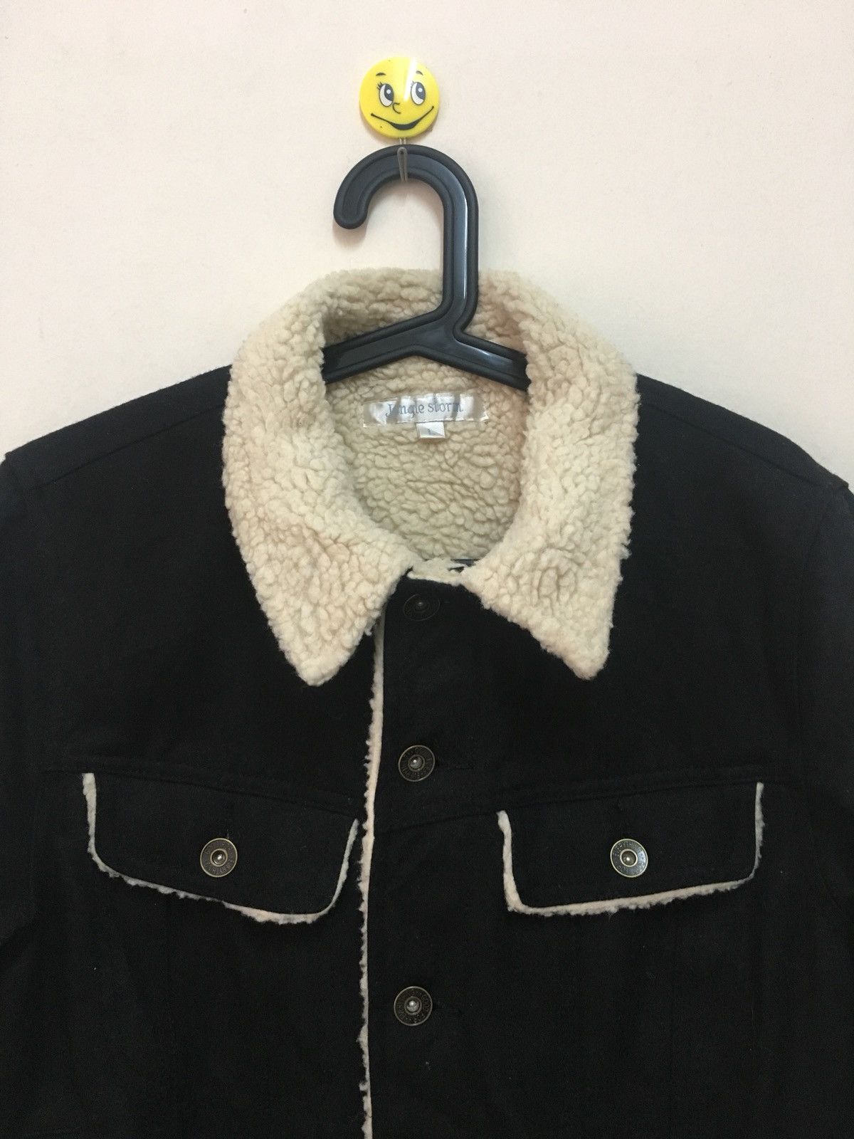 Japanese Brand Jungle Storm Wool Sherpa Button Up Jacket Size US L / EU 52-54 / 3 - 3 Thumbnail