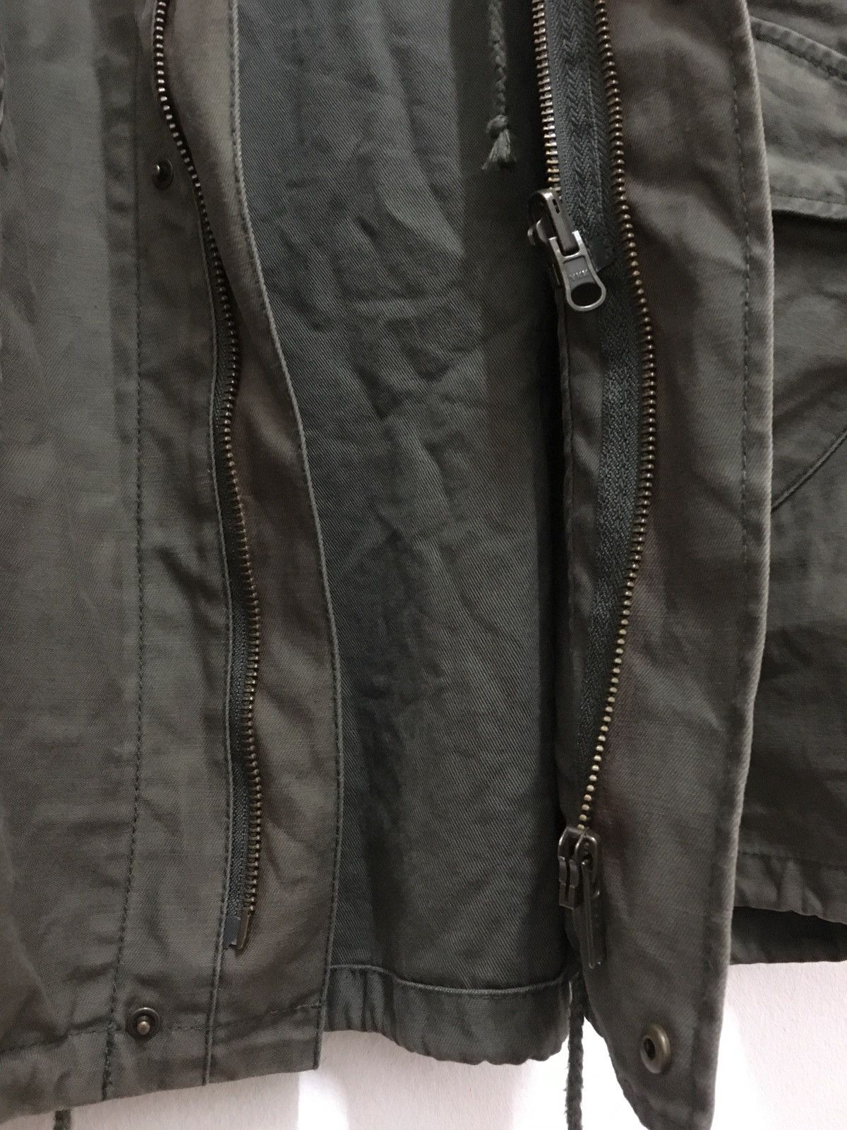 Issey Miyake Ne-net Issey Miyake Parka Hoodie Green Army Size US M / EU 48-50 / 2 - 8 Thumbnail
