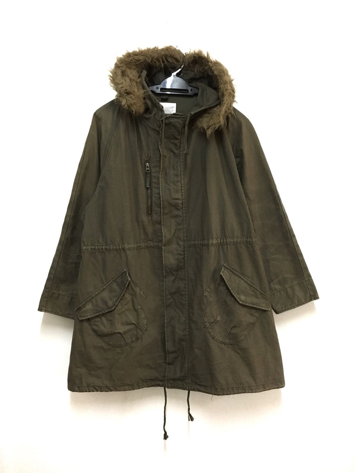 Issey Miyake Ne-net Issey Miyake Parka Hoodie Green Army Size US M / EU 48-50 / 2 - 1 Thumbnail