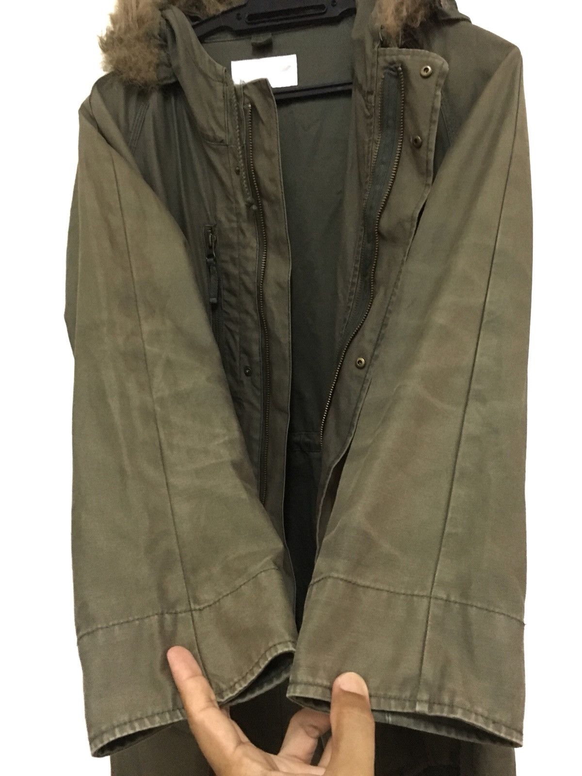 Issey Miyake Ne-net Issey Miyake Parka Hoodie Green Army Size US M / EU 48-50 / 2 - 13 Thumbnail