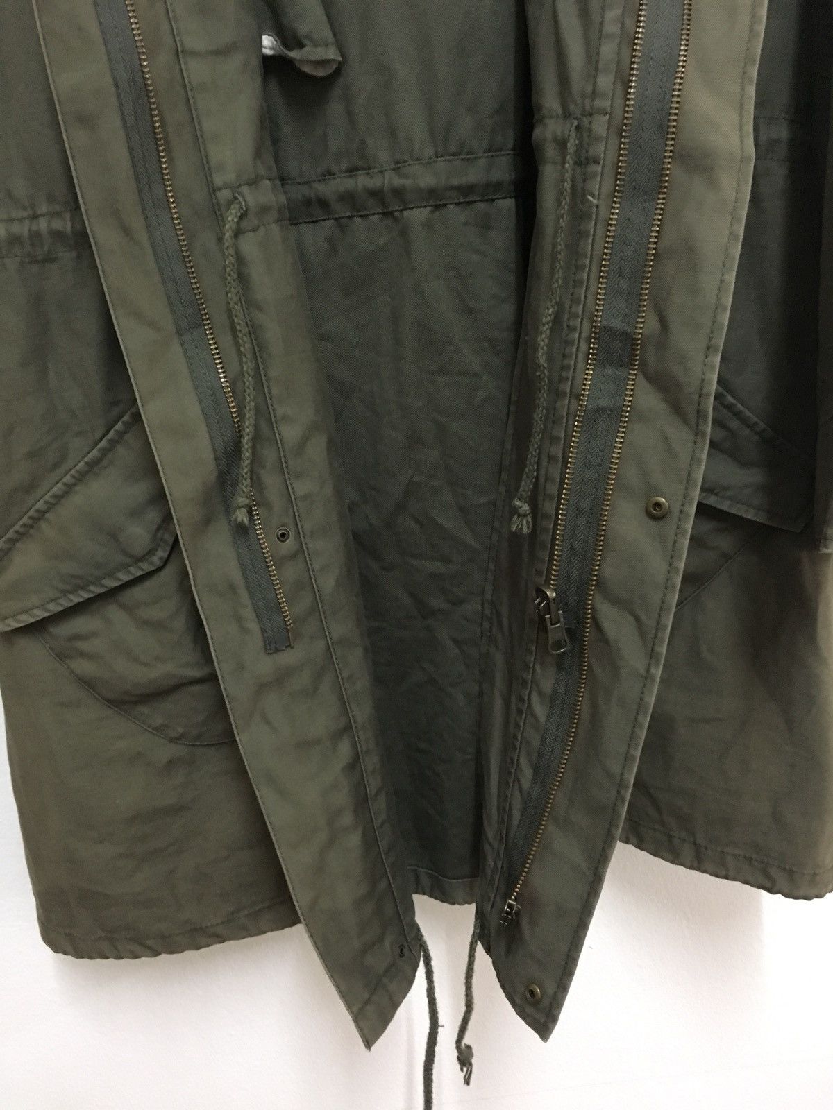 Issey Miyake Ne-net Issey Miyake Parka Hoodie Green Army Size US M / EU 48-50 / 2 - 9 Thumbnail