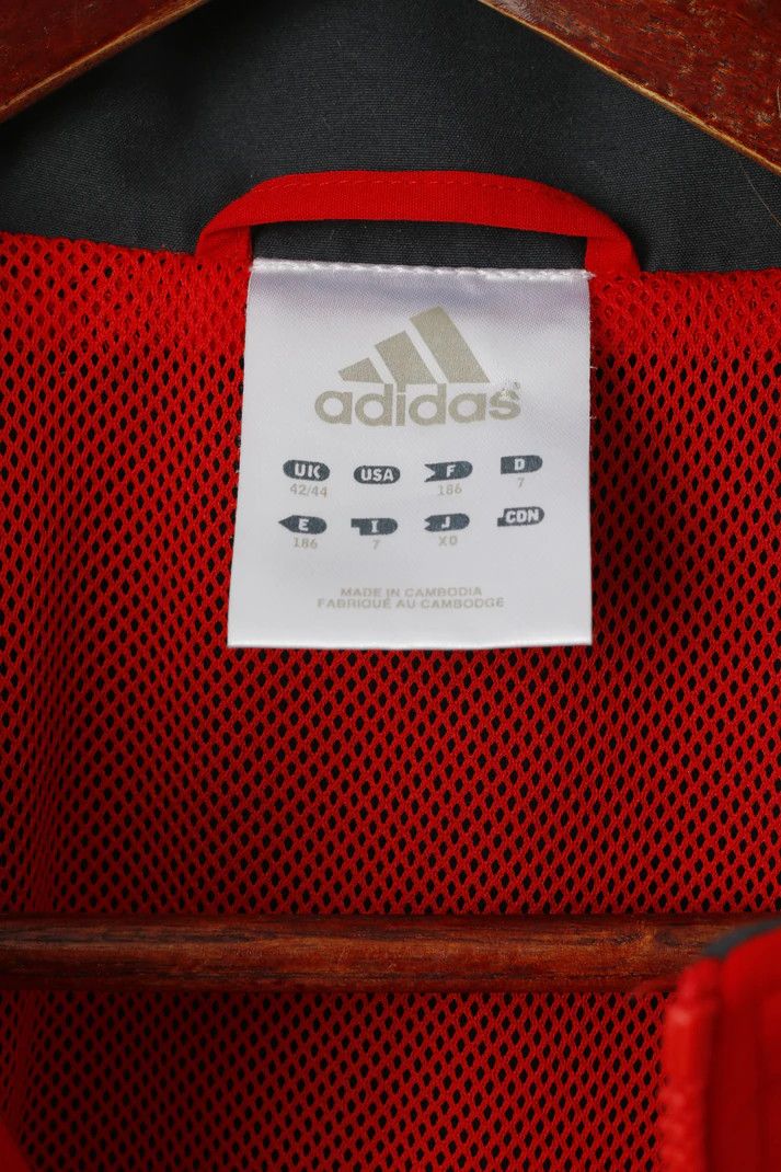 Adidas Adidas Men 186 XL Jacket Red Bomber Vintage Top 8118 Size US XL / EU 56 / 4 - 5 Thumbnail