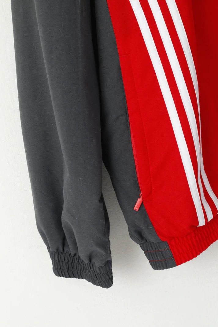 Adidas Adidas Men 186 XL Jacket Red Bomber Vintage Top 8118 Size US XL / EU 56 / 4 - 4 Thumbnail