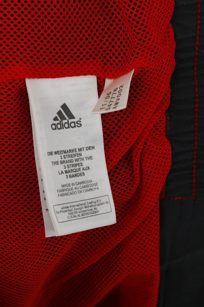 Adidas Adidas Men 186 XL Jacket Red Bomber Vintage Top 8118 Size US XL / EU 56 / 4 - 6 Thumbnail