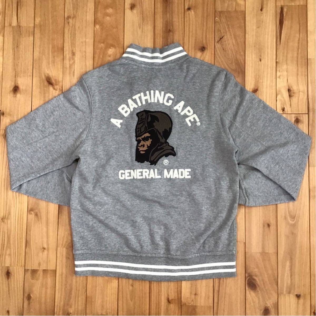 Bape BAPE General Sweat varsity jacket bomber | Grailed