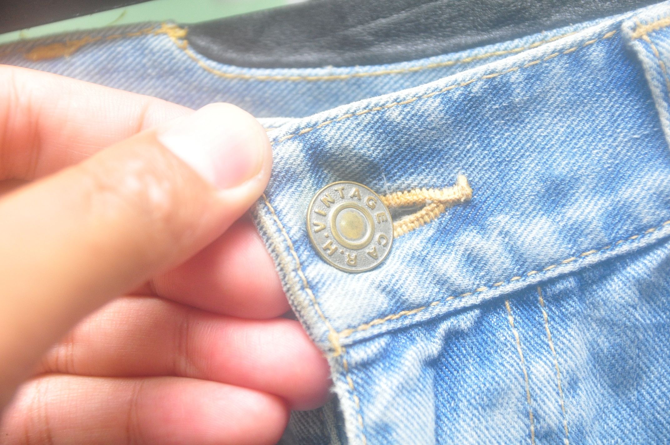 Japanese Brand × R.H.Vintage × Vintage R.H. Vintage Made In Japan Japanese Fashion Denim Jeans Size US 36 / EU 52 - 7 Thumbnail