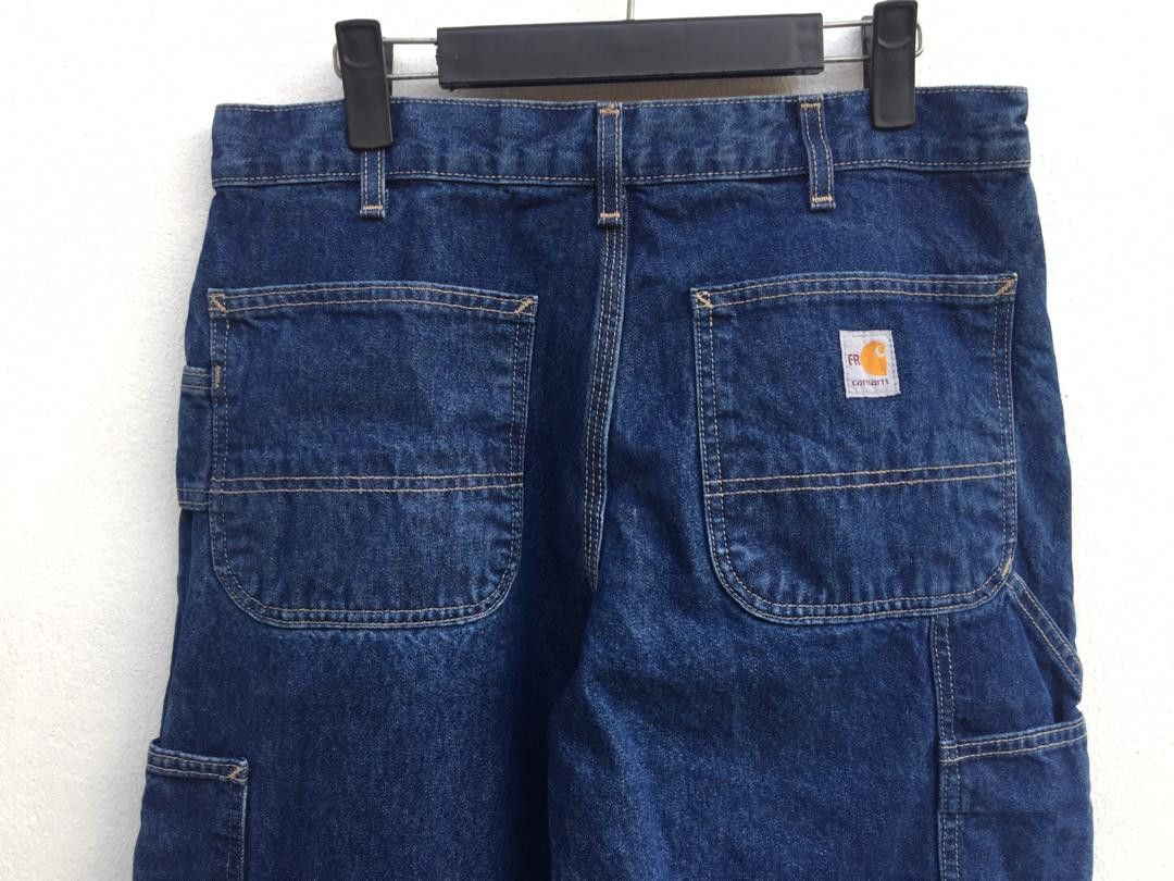 Carhartt Vintage Carhatt Skatebording Streetwear Fashion Denim Pant Size US 32 / EU 48 - 4 Thumbnail