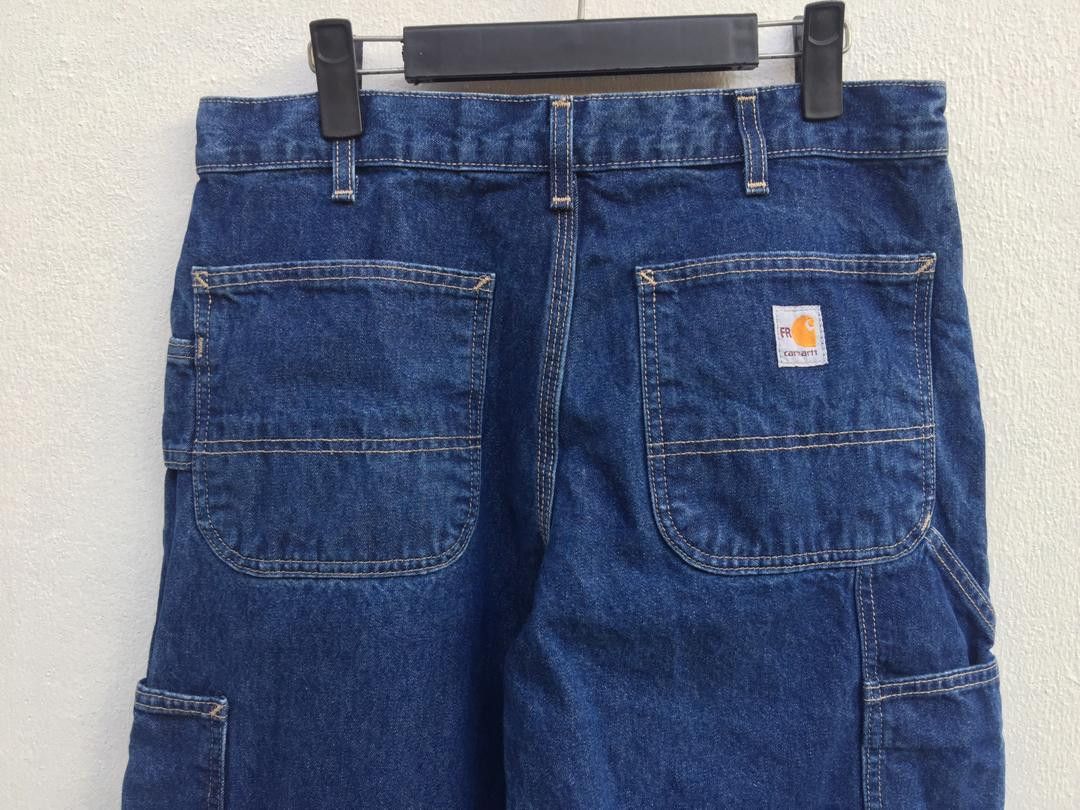 Carhartt Vintage Carhatt Skatebording Streetwear Fashion Denim Pant Size US 32 / EU 48 - 5 Thumbnail