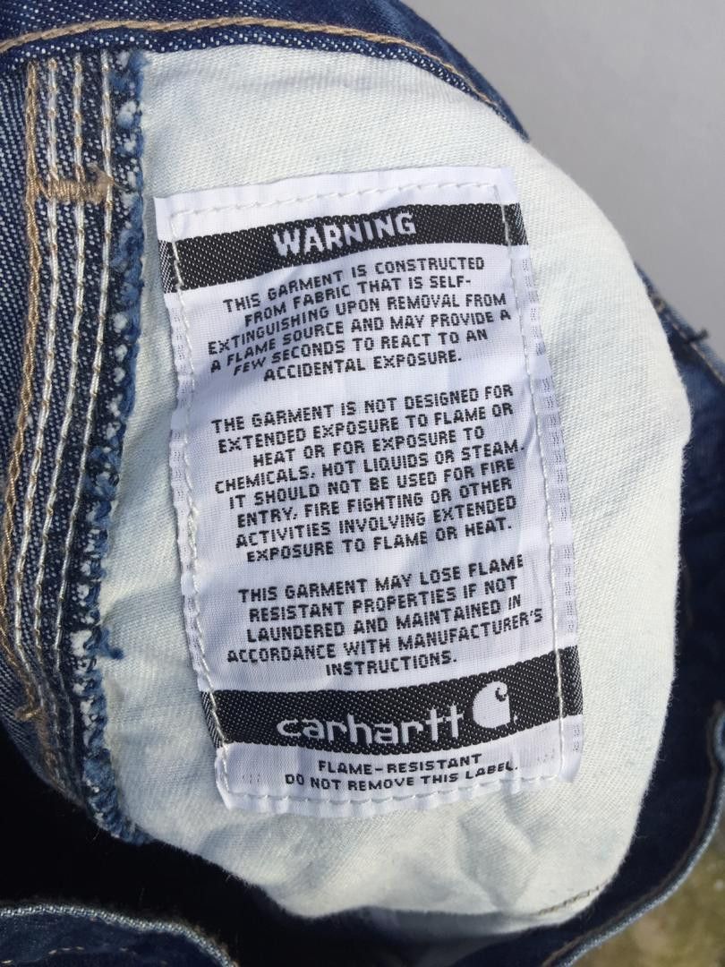 Carhartt Vintage Carhatt Skatebording Streetwear Fashion Denim Pant Size US 32 / EU 48 - 9 Thumbnail
