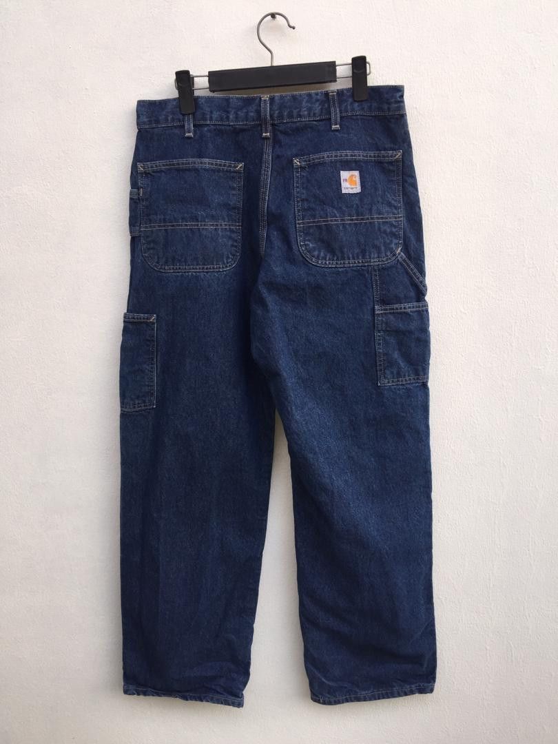 Carhartt Vintage Carhatt Skatebording Streetwear Fashion Denim Pant Size US 32 / EU 48 - 1 Thumbnail