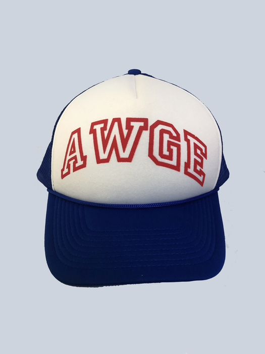 AWGE awge trucker cap mesh blue asap rocky testing | Grailed