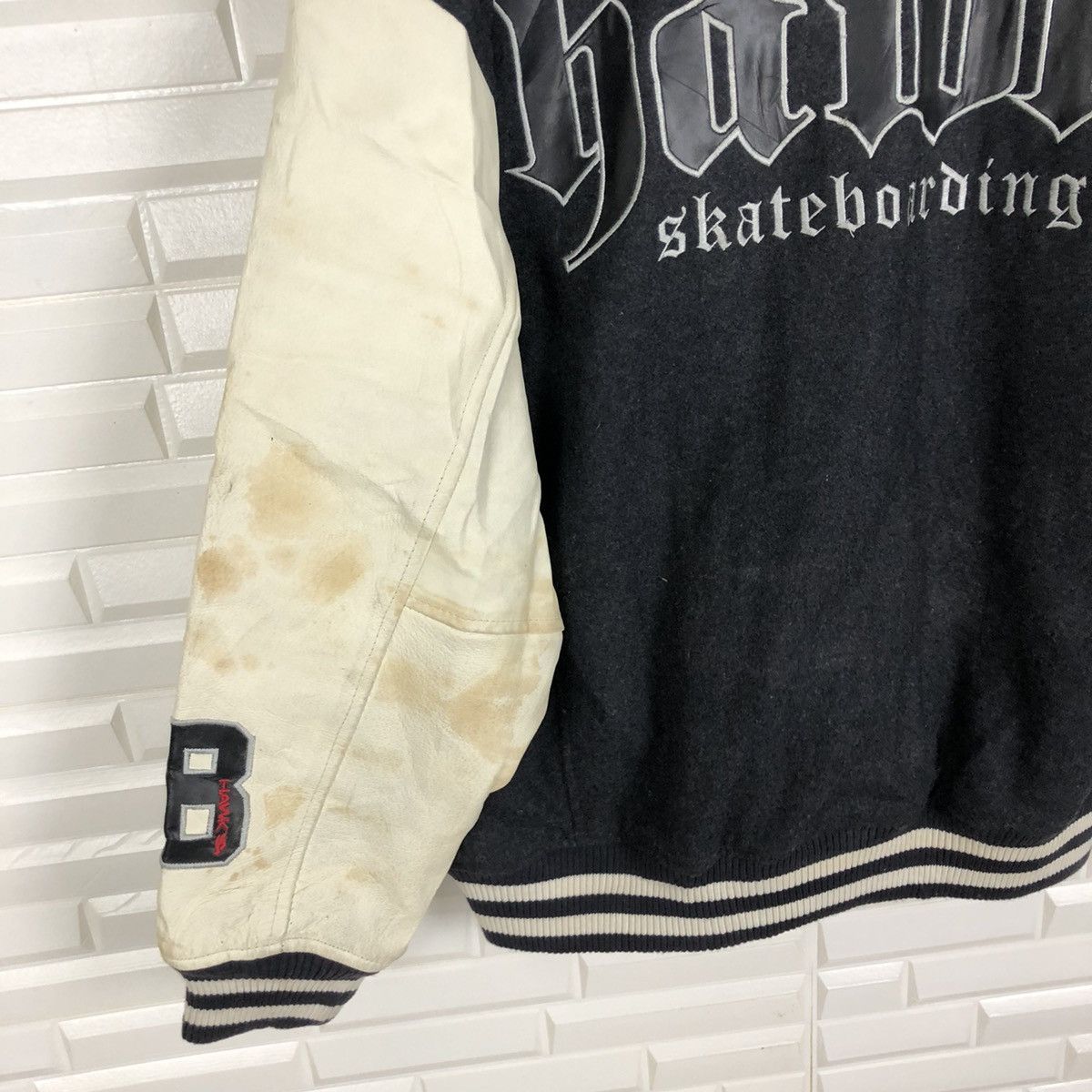 Tony Hawk × Vintage TONY HAWK SKATEBOARDING VARSITY JACKET Size US M / EU 48-50 / 2 - 12 Thumbnail