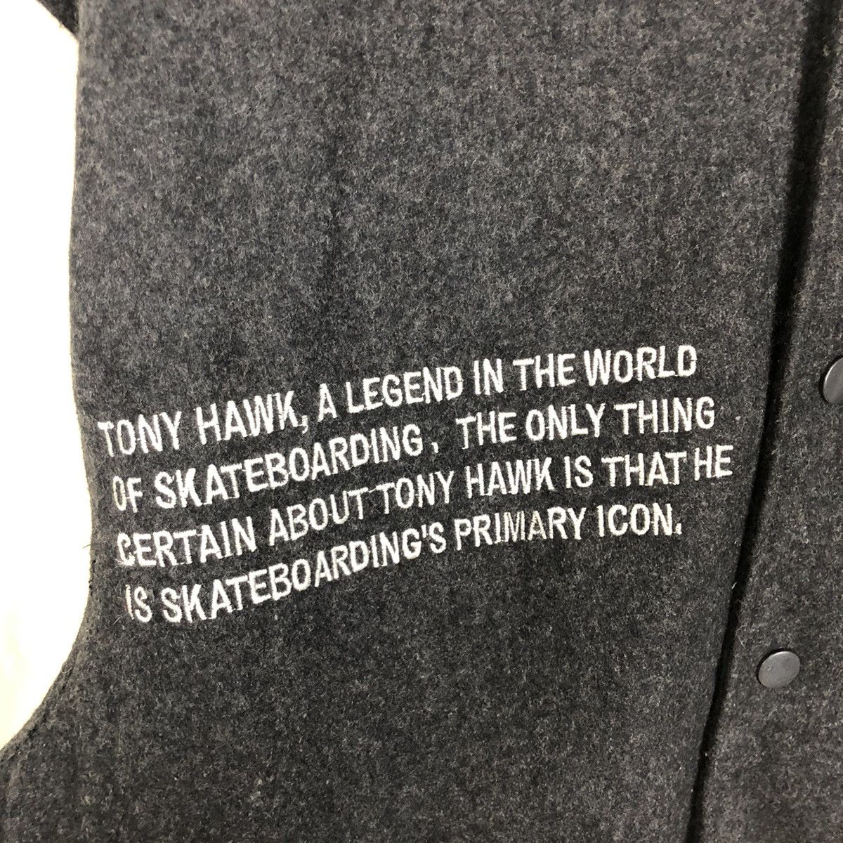 Tony Hawk × Vintage TONY HAWK SKATEBOARDING VARSITY JACKET Size US M / EU 48-50 / 2 - 5 Thumbnail
