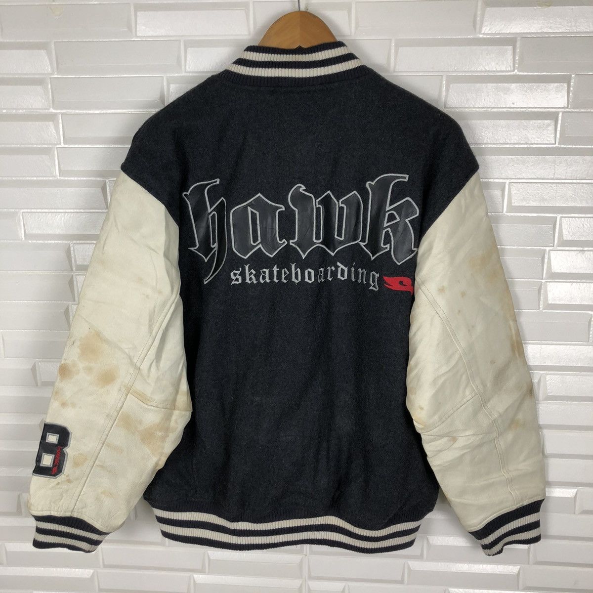 Tony Hawk × Vintage TONY HAWK SKATEBOARDING VARSITY JACKET Size US M / EU 48-50 / 2 - 8 Thumbnail