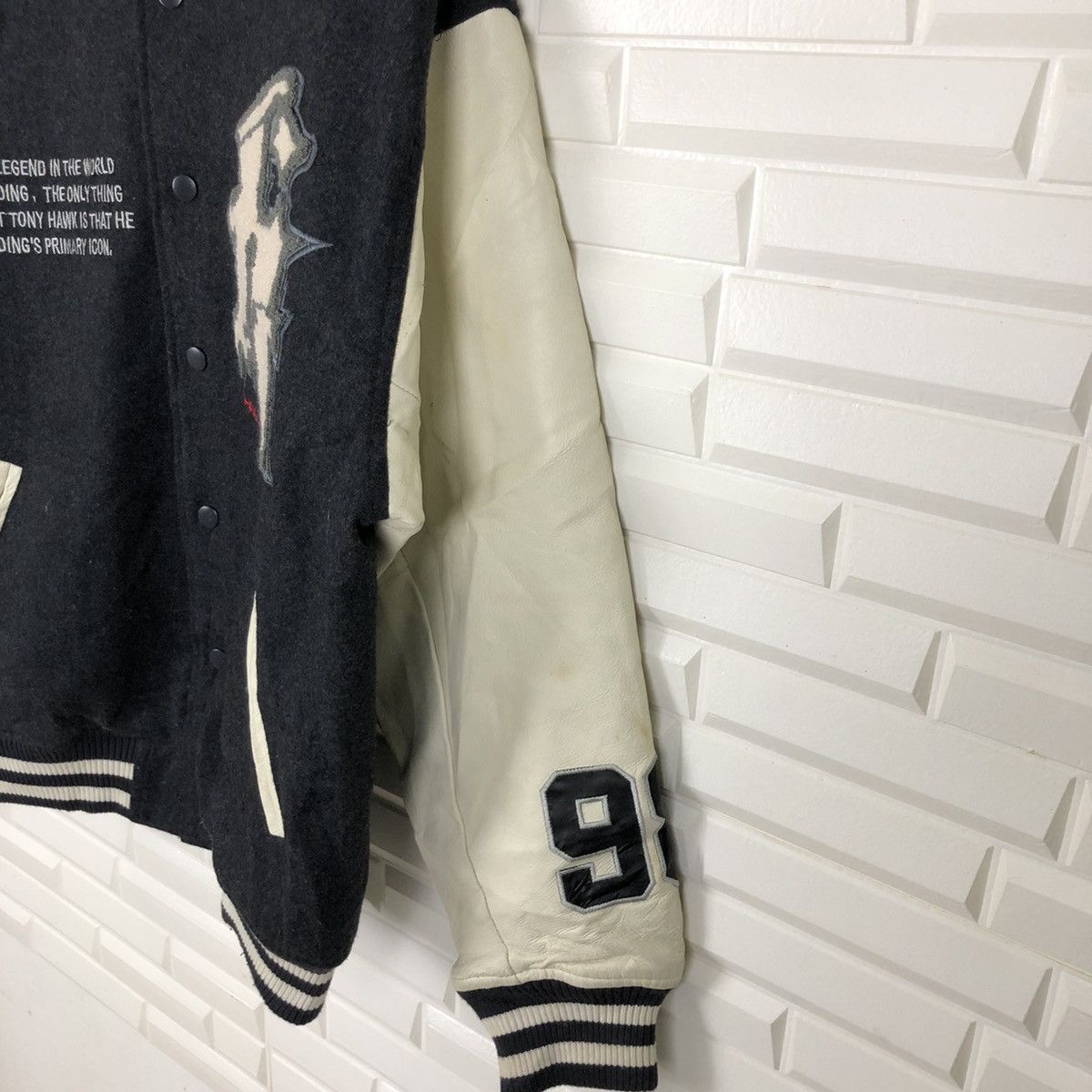 Tony Hawk × Vintage TONY HAWK SKATEBOARDING VARSITY JACKET Size US M / EU 48-50 / 2 - 10 Thumbnail