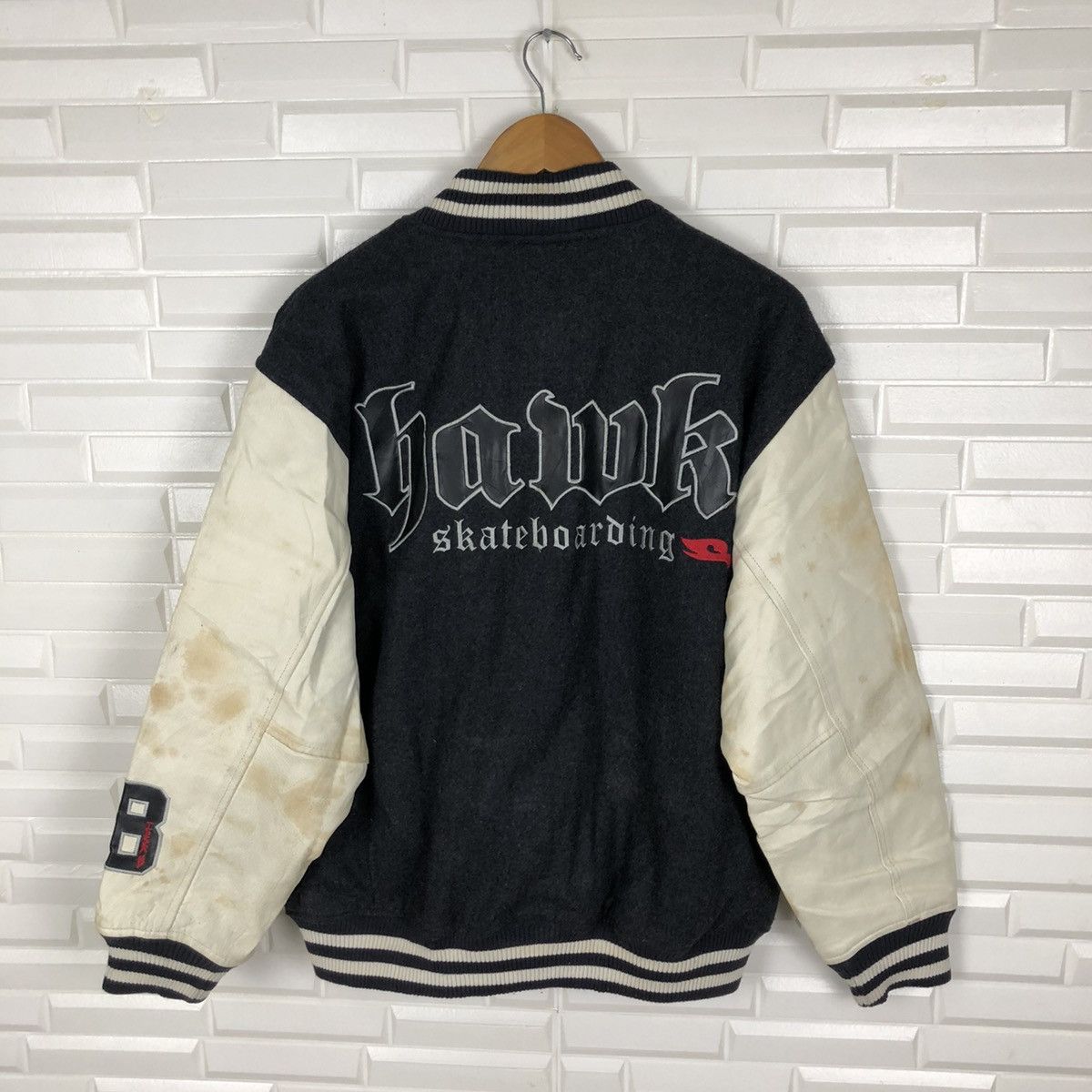 Tony Hawk × Vintage TONY HAWK SKATEBOARDING VARSITY JACKET Size US M / EU 48-50 / 2 - 7 Thumbnail