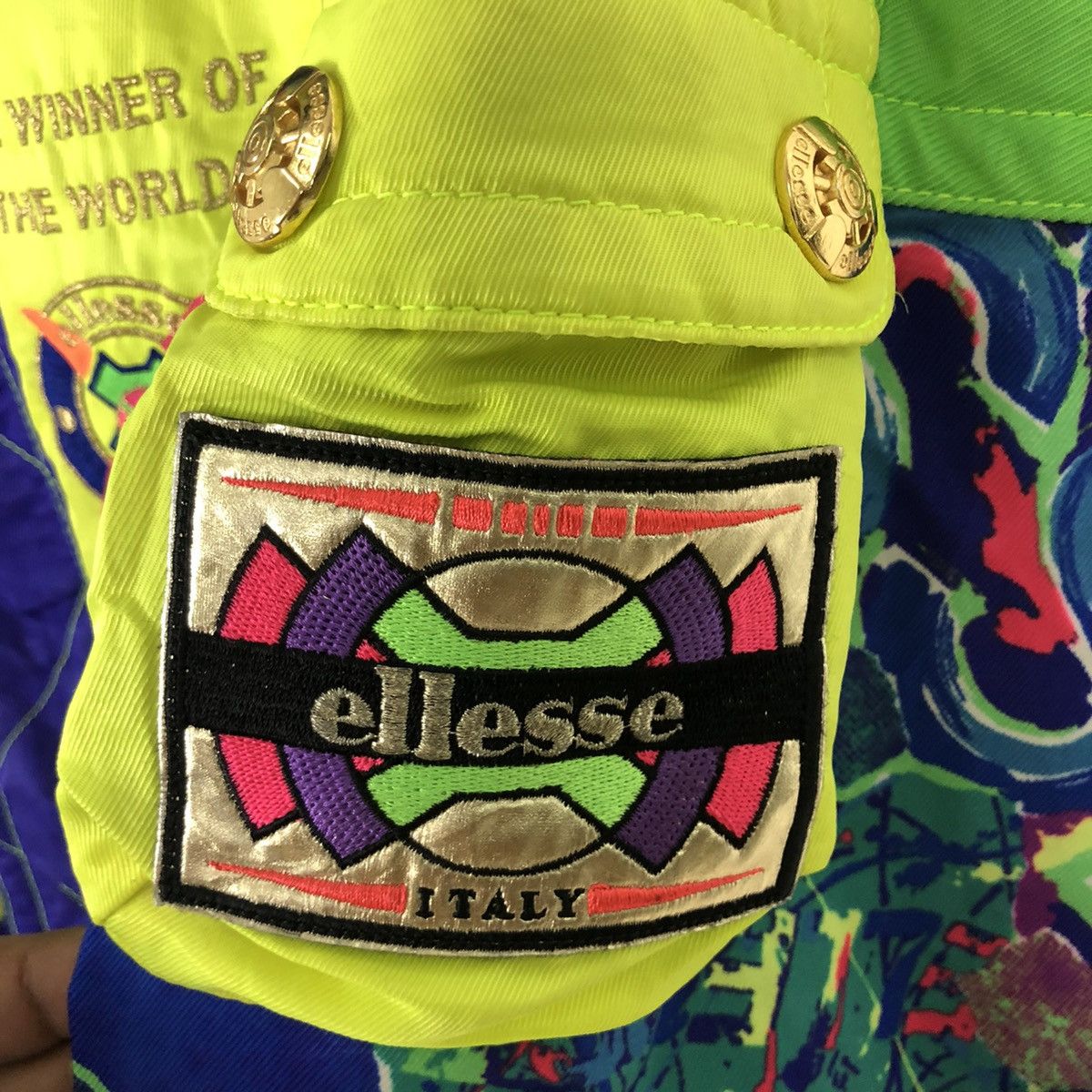 Ellesse × Vintage ELLESSE ITALY SKI HOODIE JACKET Size US M / EU 48-50 / 2 - 6 Thumbnail