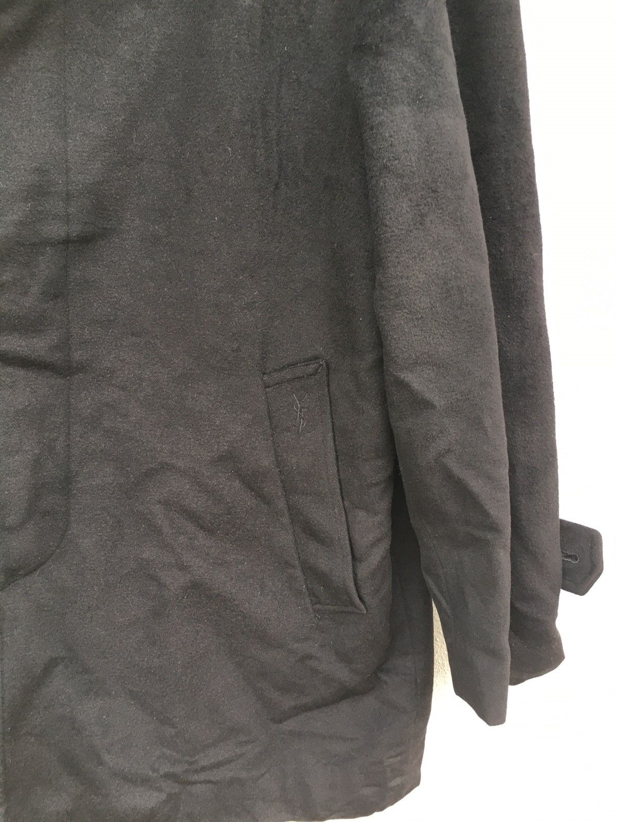 Yves Saint Laurent Yves Saint Lauren Wool Long Jacket Size US L / EU 52-54 / 3 - 4 Thumbnail