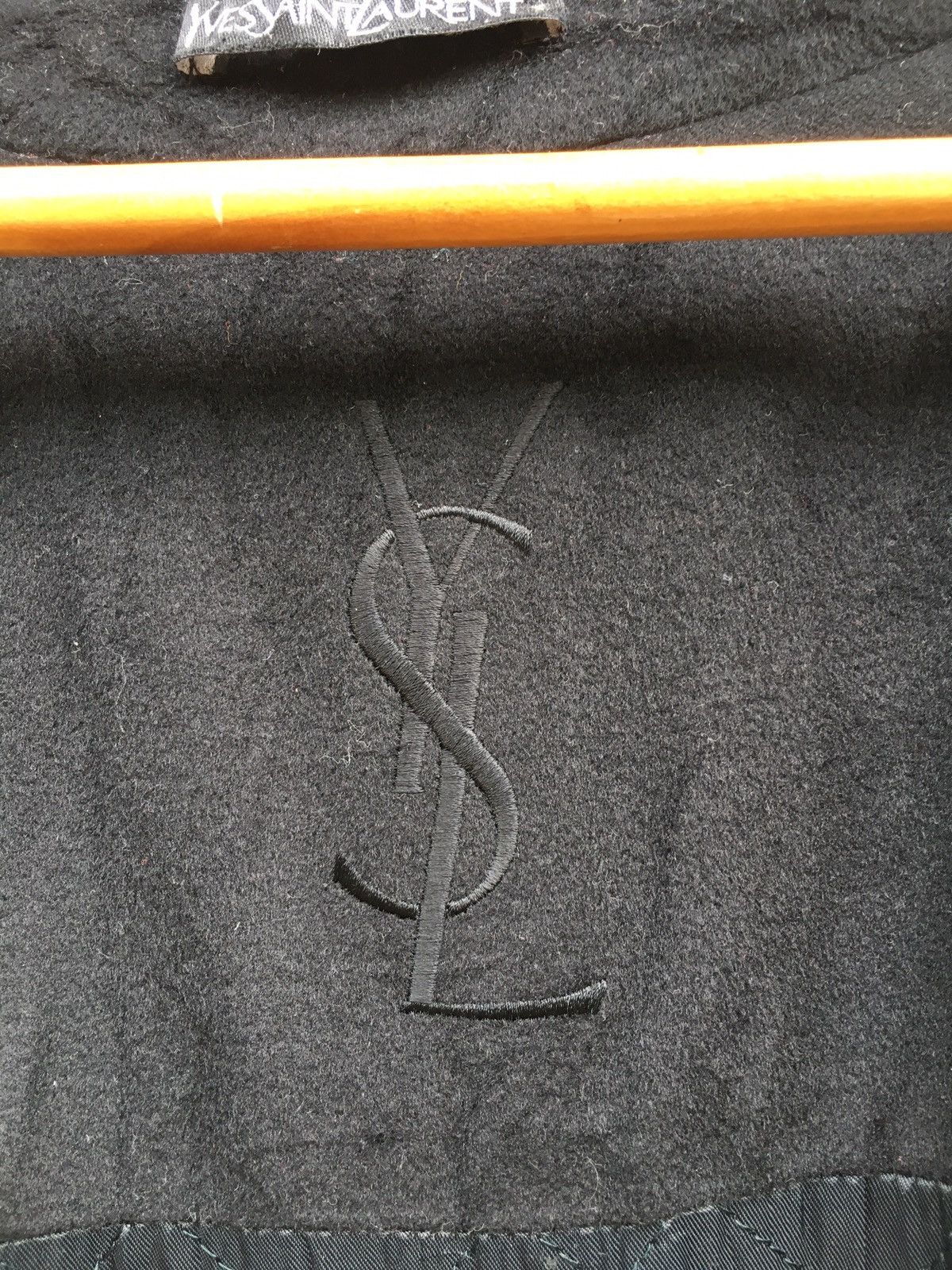 Yves Saint Laurent Yves Saint Lauren Wool Long Jacket Size US L / EU 52-54 / 3 - 11 Thumbnail
