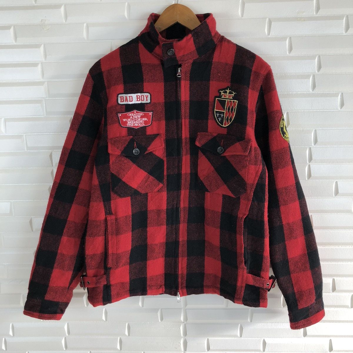 Vintage BODBOYS SOUL OF THE STREET TARTAN JACKET Size US L / EU 52-54 / 3 - 1 Thumbnail