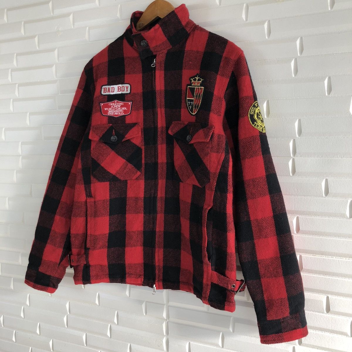 Vintage BODBOYS SOUL OF THE STREET TARTAN JACKET Size US L / EU 52-54 / 3 - 3 Thumbnail