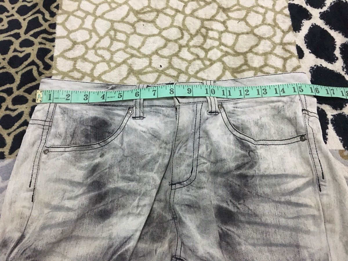 LOWBOX Lowbox Acid Wash Design Pants Size US 32 / EU 48 - 5 Thumbnail