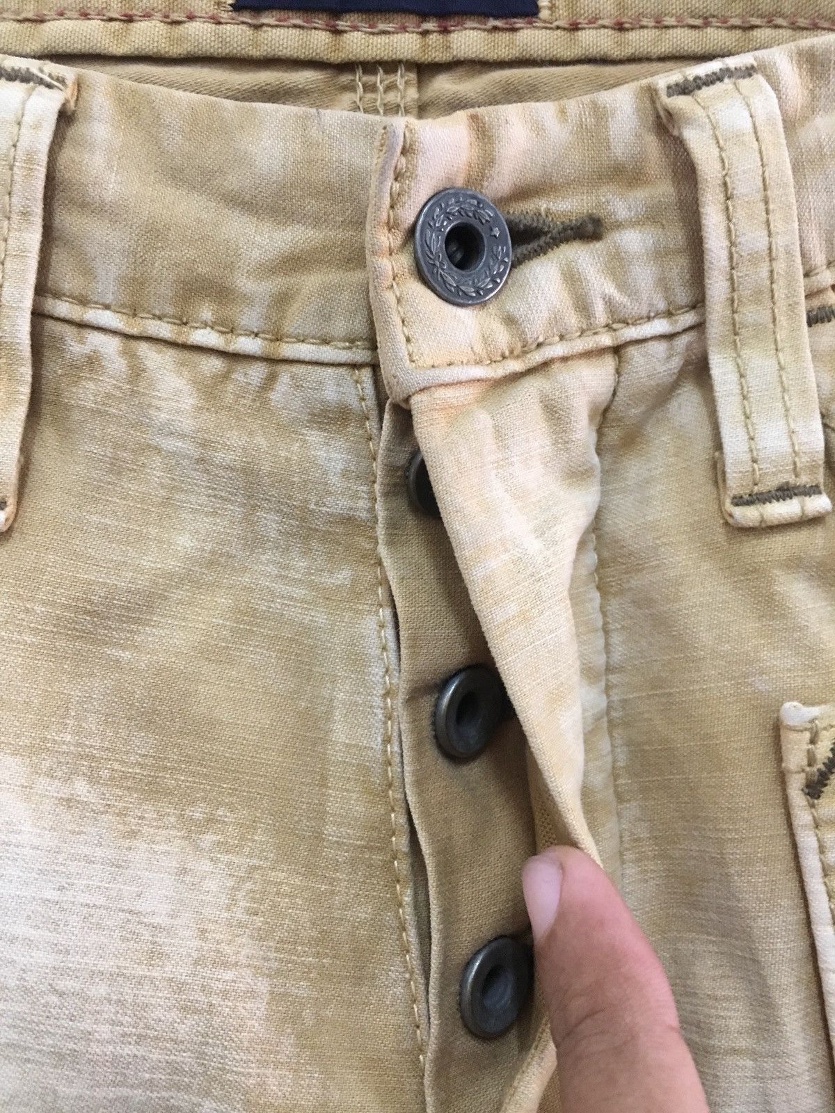 Designer Blue Way Multi Pocket Made In Nippon Bush cargos pant Size US 28 / EU 44 - 6 Thumbnail