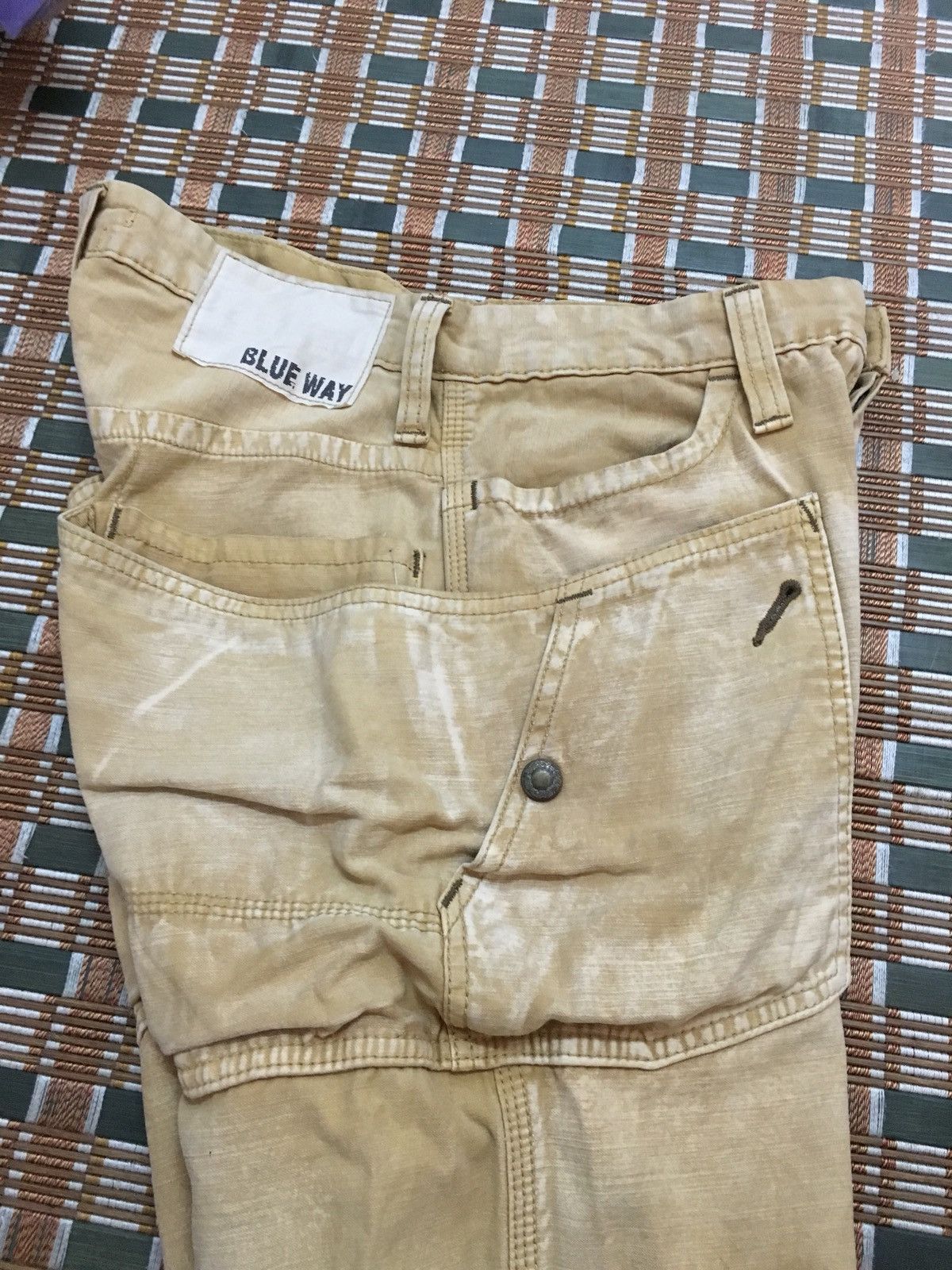 Designer Blue Way Multi Pocket Made In Nippon Bush cargos pant Size US 28 / EU 44 - 10 Thumbnail