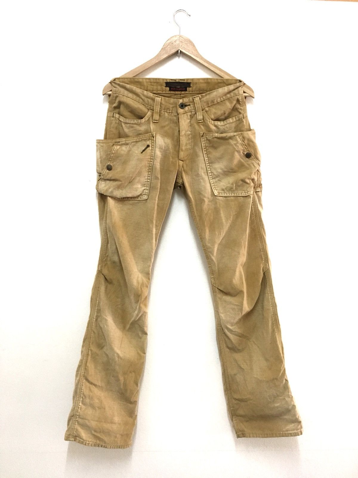 Designer Blue Way Multi Pocket Made In Nippon Bush cargos pant Size US 28 / EU 44 - 1 Thumbnail