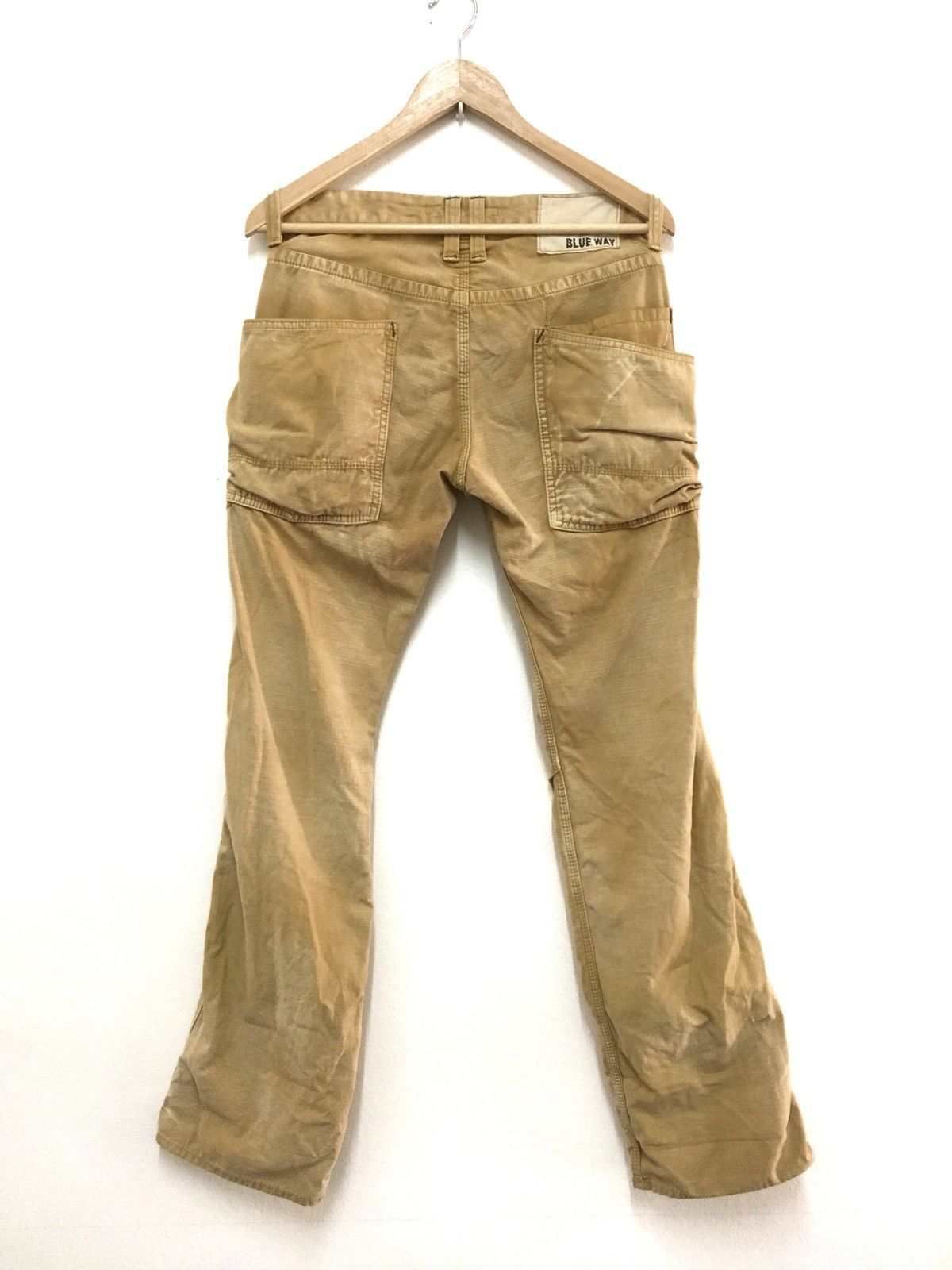 Designer Blue Way Multi Pocket Made In Nippon Bush cargos pant Size US 28 / EU 44 - 2 Thumbnail