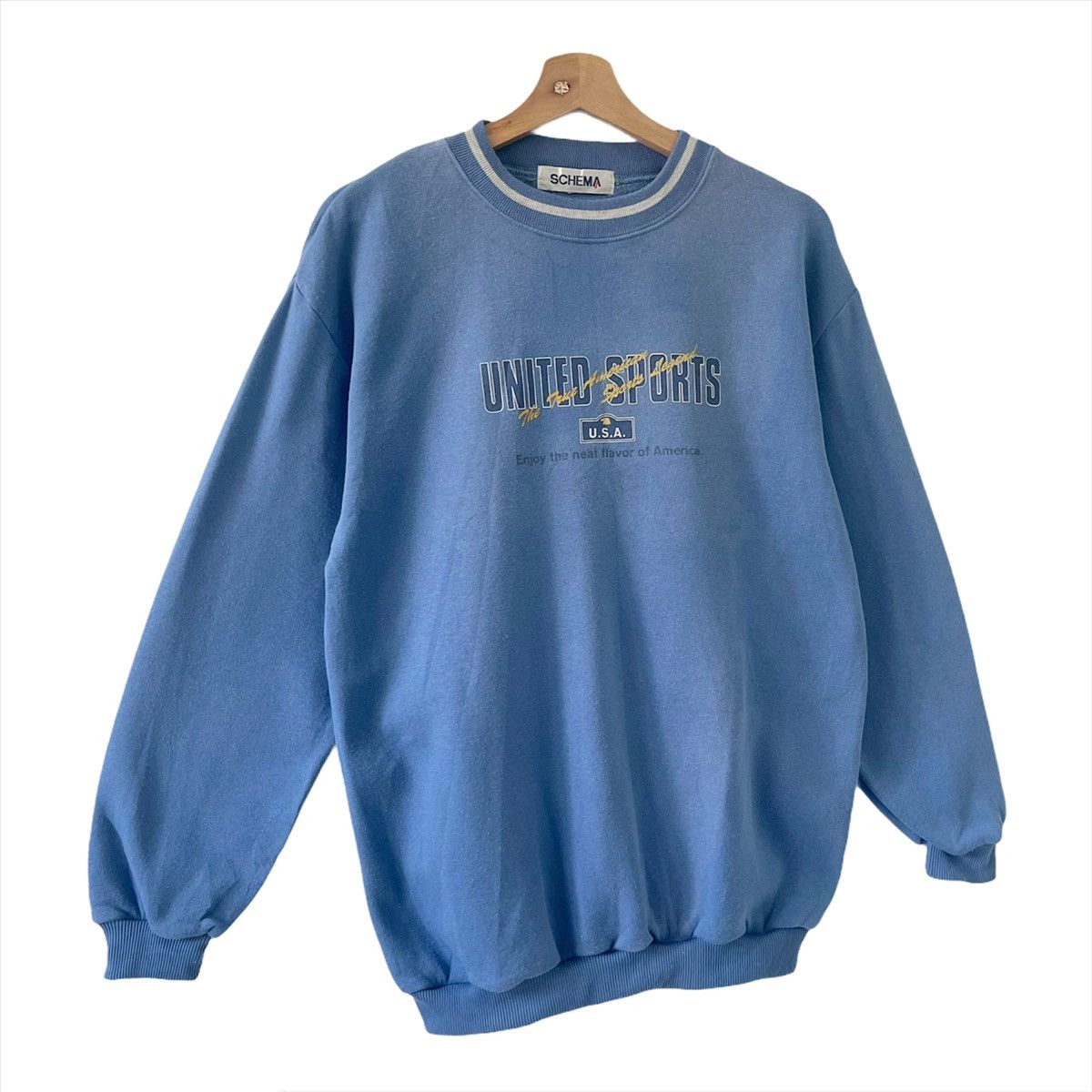 Vintage United State Sport Crewneck Sweatshirt Size M Size US M / EU 48-50 / 2 - 2 Thumbnail